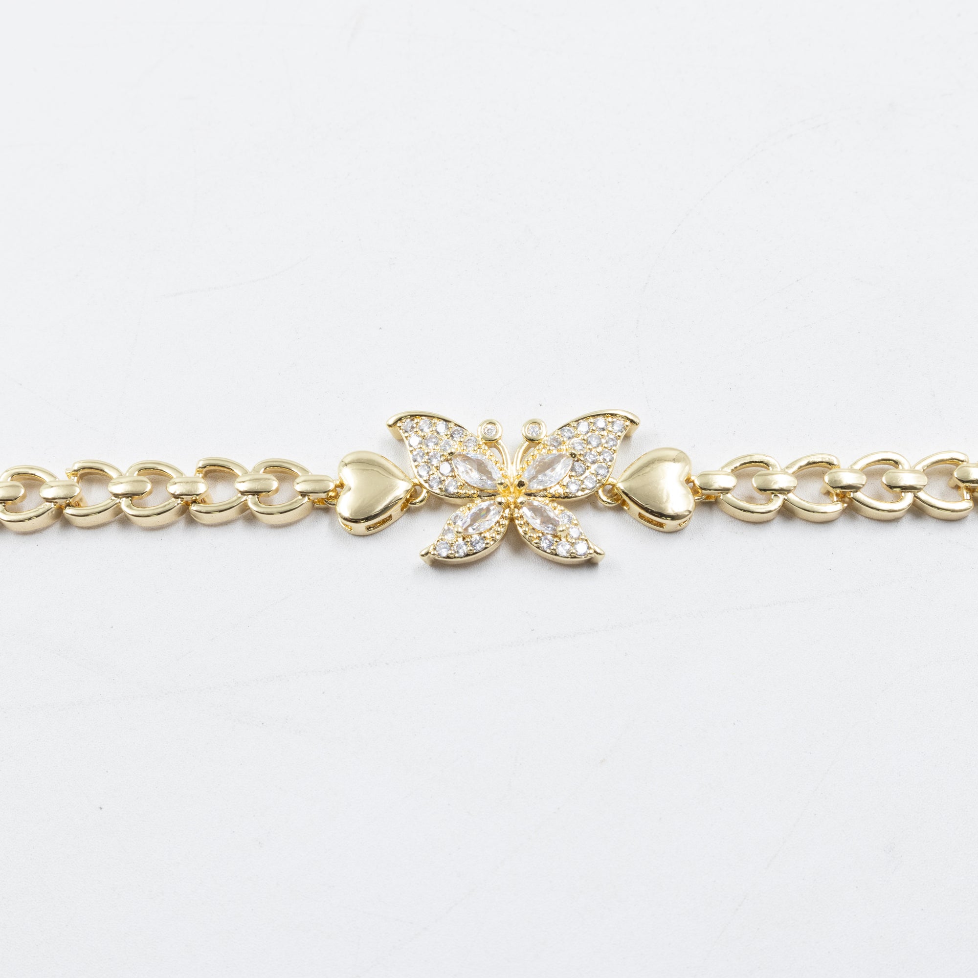 Pulseras Doradas con Piedras M5 Oro Laminado