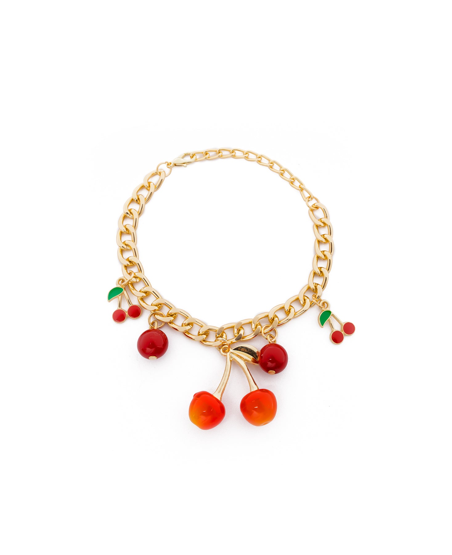 PULSERA DE CORAZON M2 ORO LAMINADO
