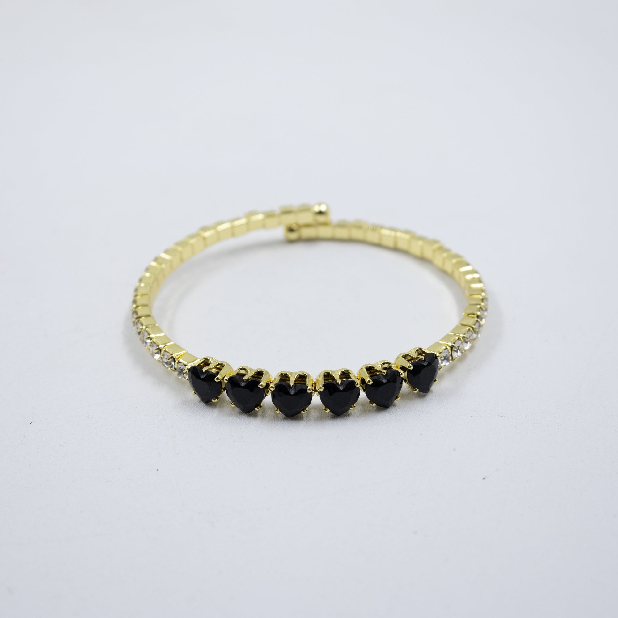 Pulseras Doradas con Piedras M6 Oro Laminado