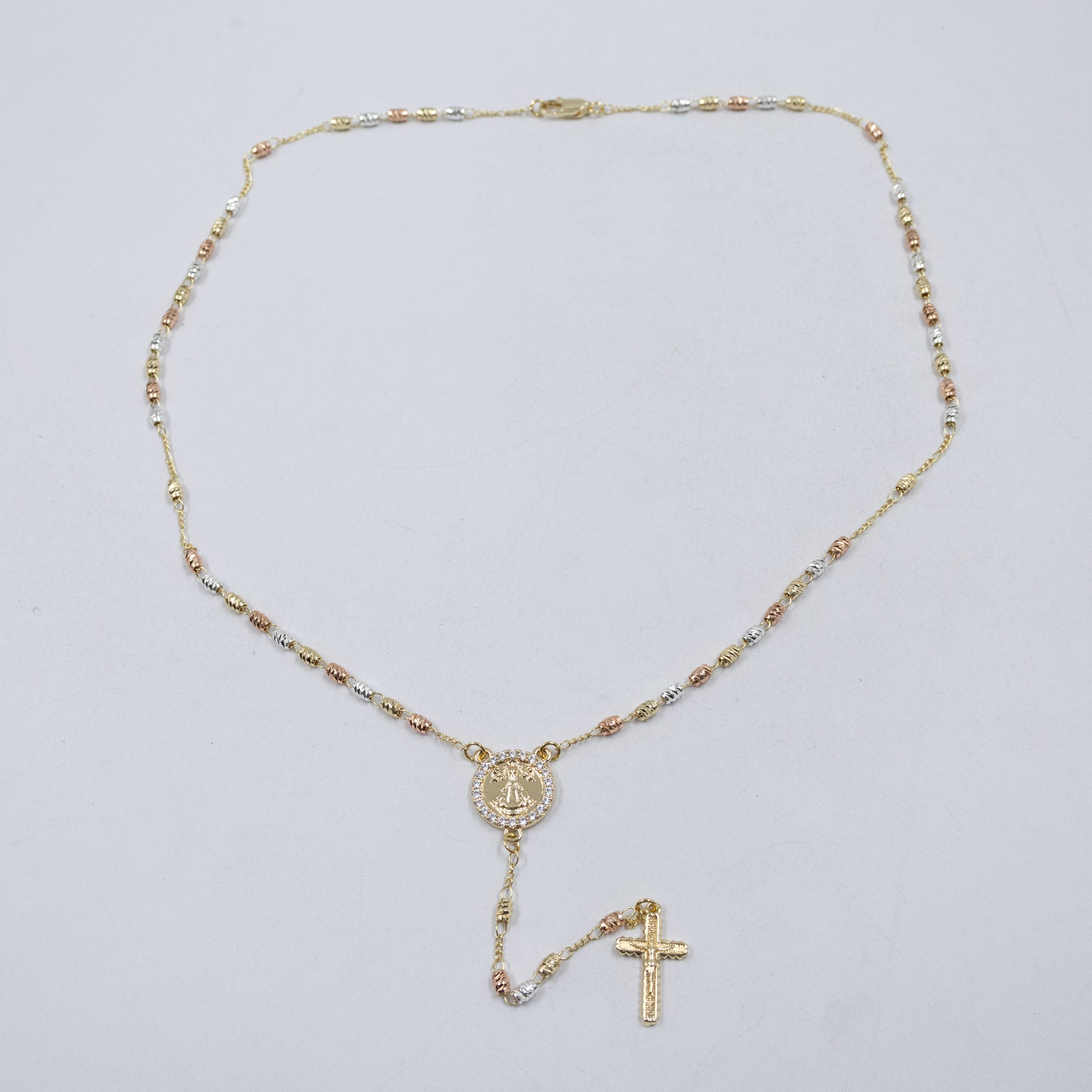Collar Dorado Religioso M2 Oro Laminado
