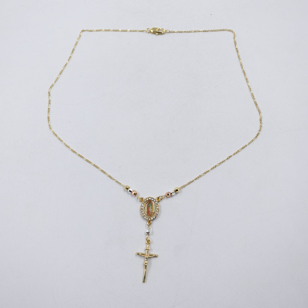 Collar Dorado Religioso M1 Oro Laminado