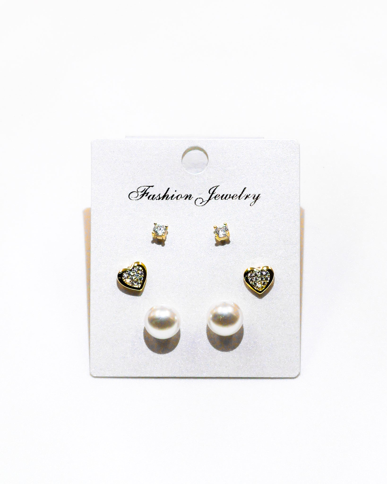 Set Aretes X3 - M4 Oro Laminado