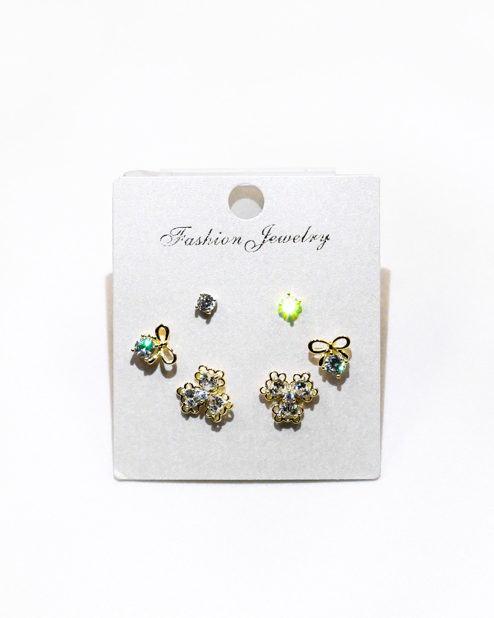 Set Aretes X3 - M20 Oro Laminado
