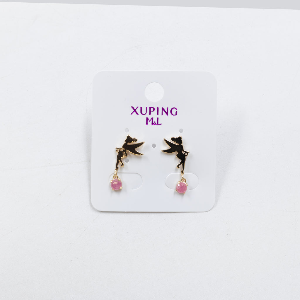 Aretes Dorados Xuping de Aro M8 Oro Laminado
