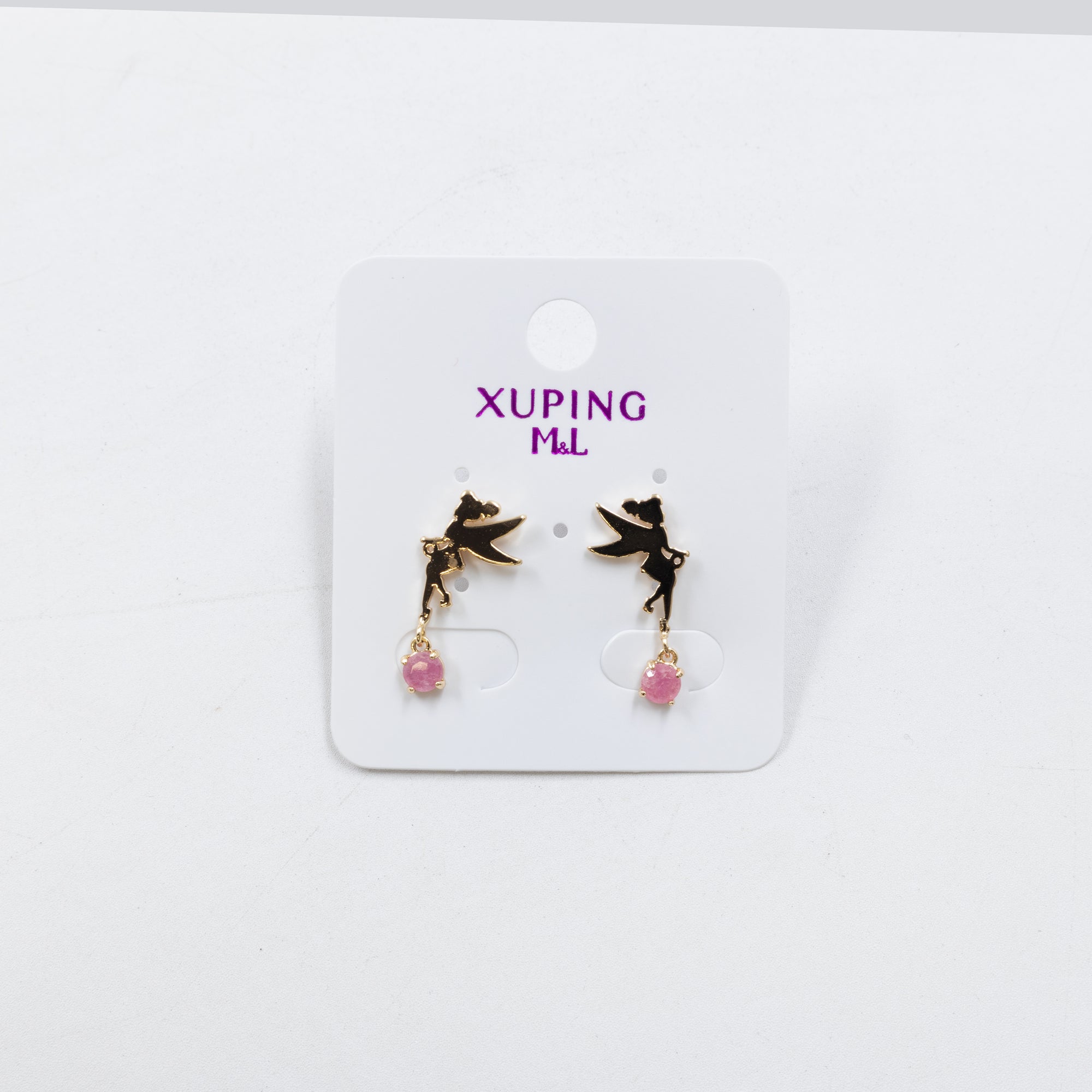 Aretes Dorados Xuping de Aro M8 Oro Laminado