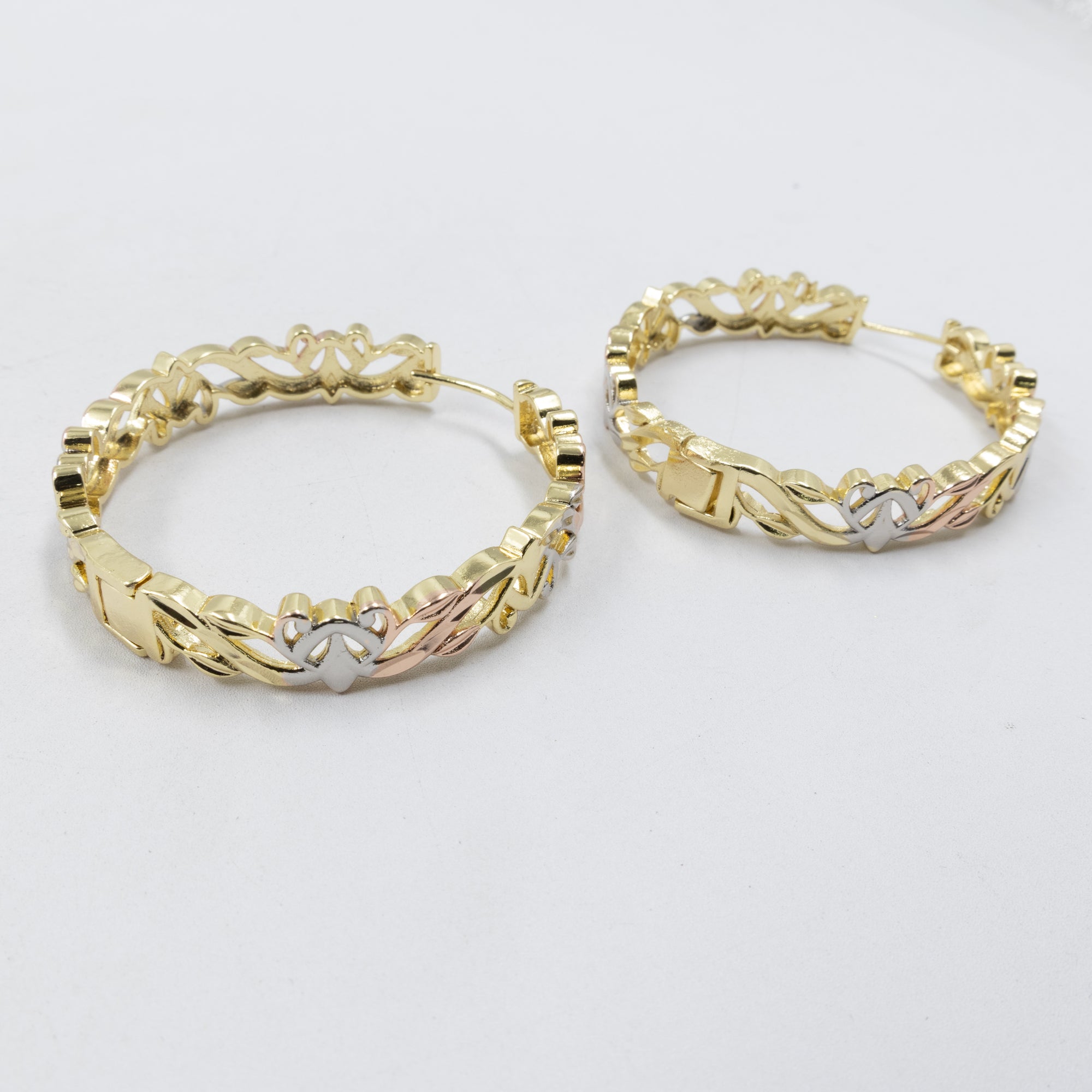 Aretes color Oro Florentino M1 Oro Laminado