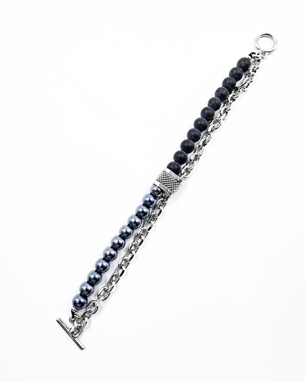 Pulsera de cuentas con Dije - M5 Acero Inoxidable