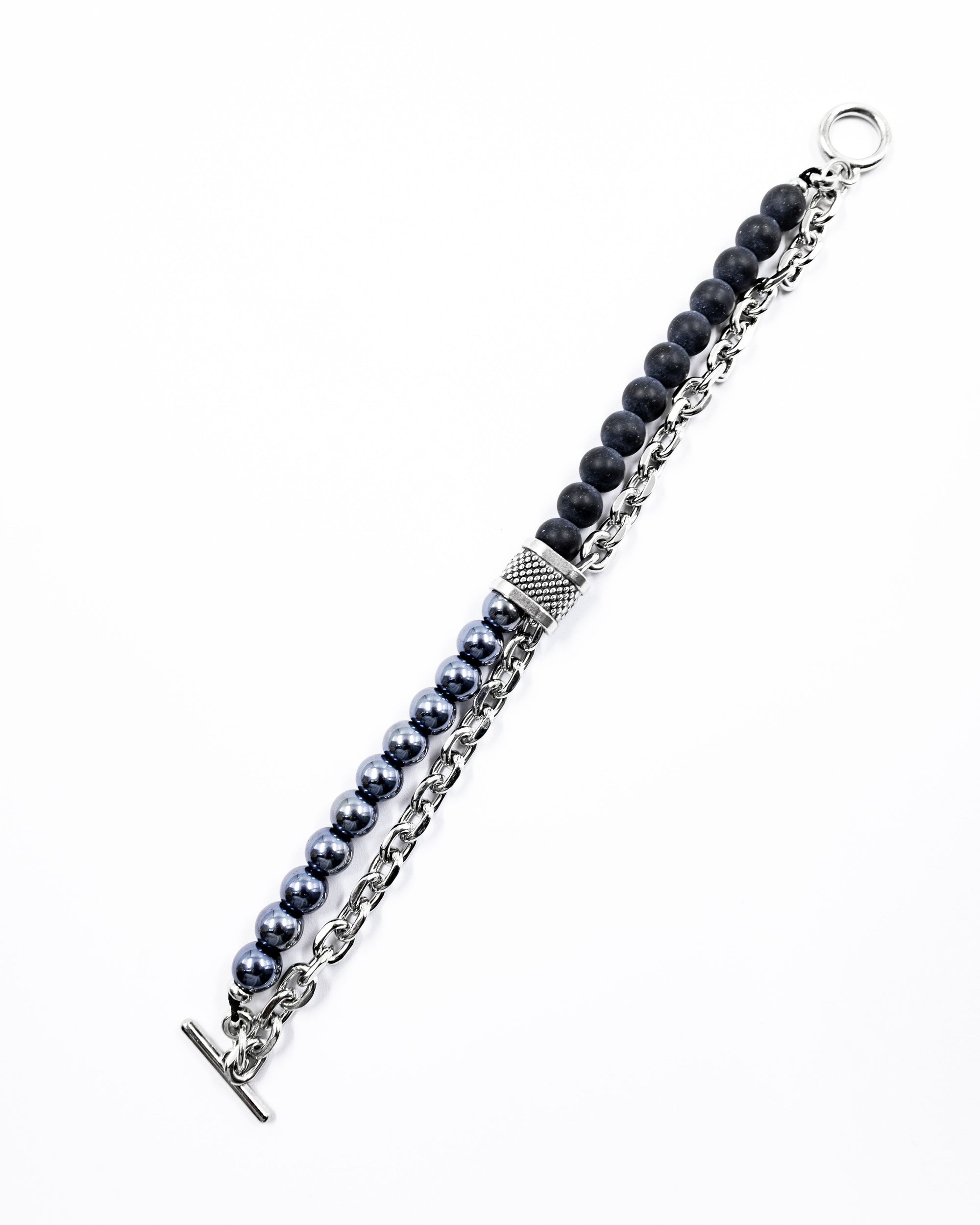 Pulsera de cuentas con Dije - M5 Acero Inoxidable