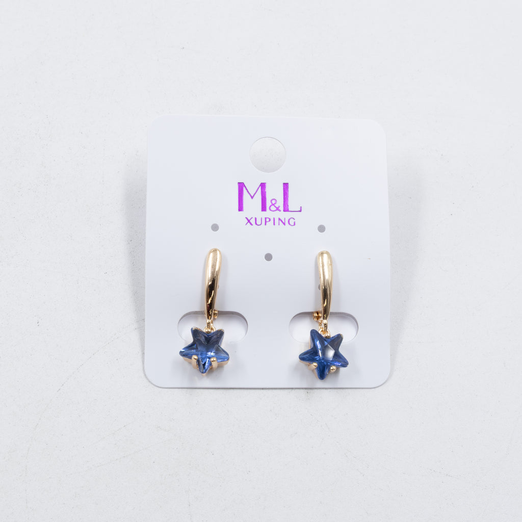 Aretes Xuping Dorados M6 Oro Laminado