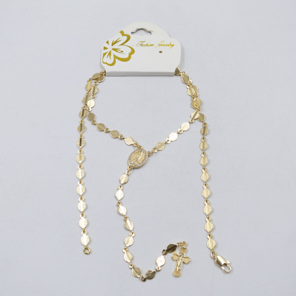 Collar Dorado Religioso M1 Oro Laminado