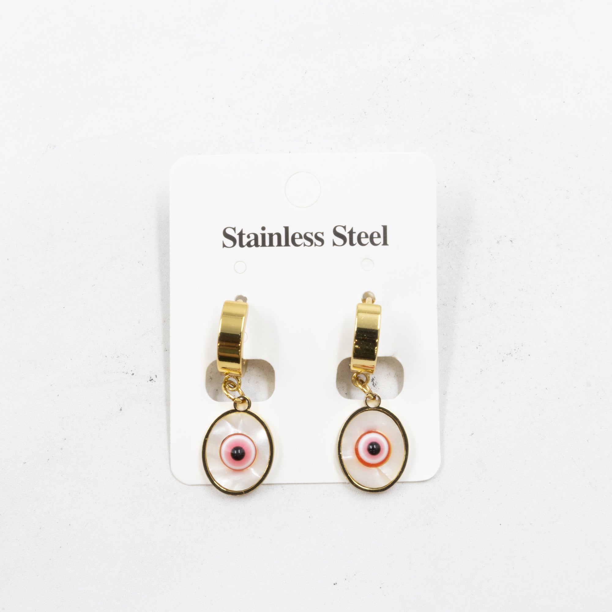 Aretes  Dorados de Ojo Turco M3 Oro Laminado