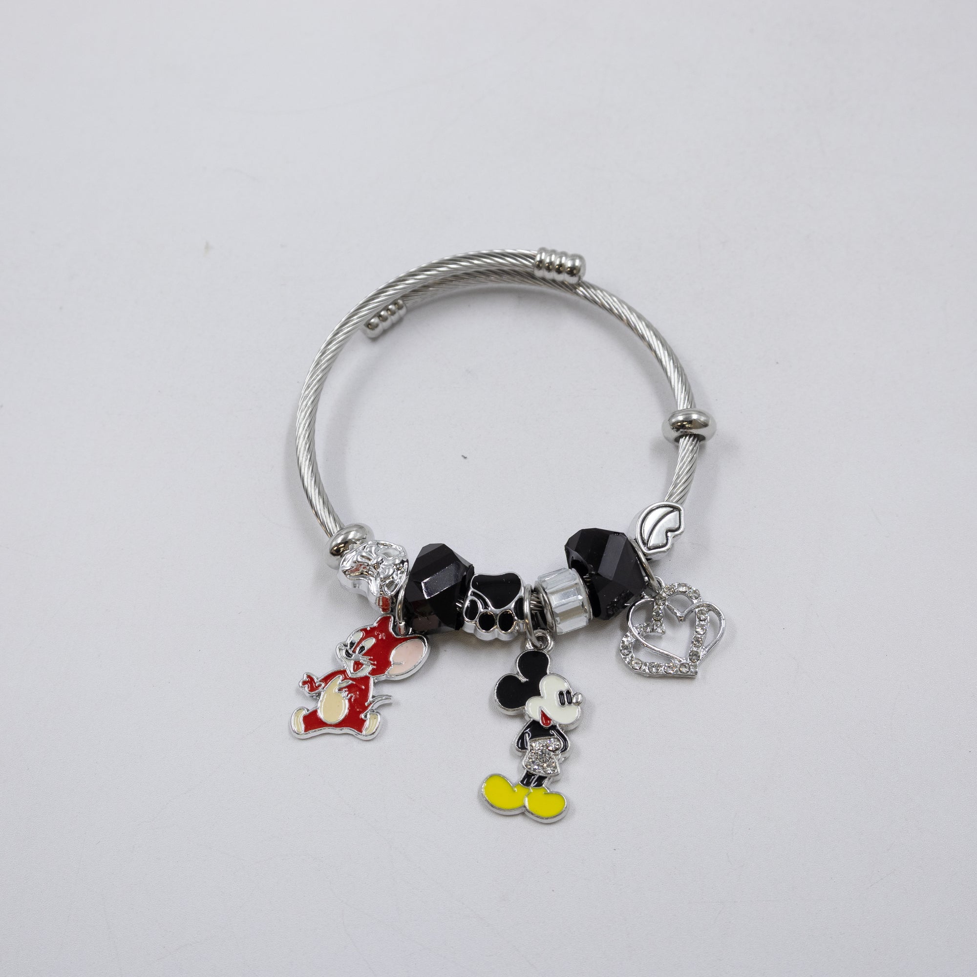 Pulsera tipo Pandora Plateados M7 Oro Laminado