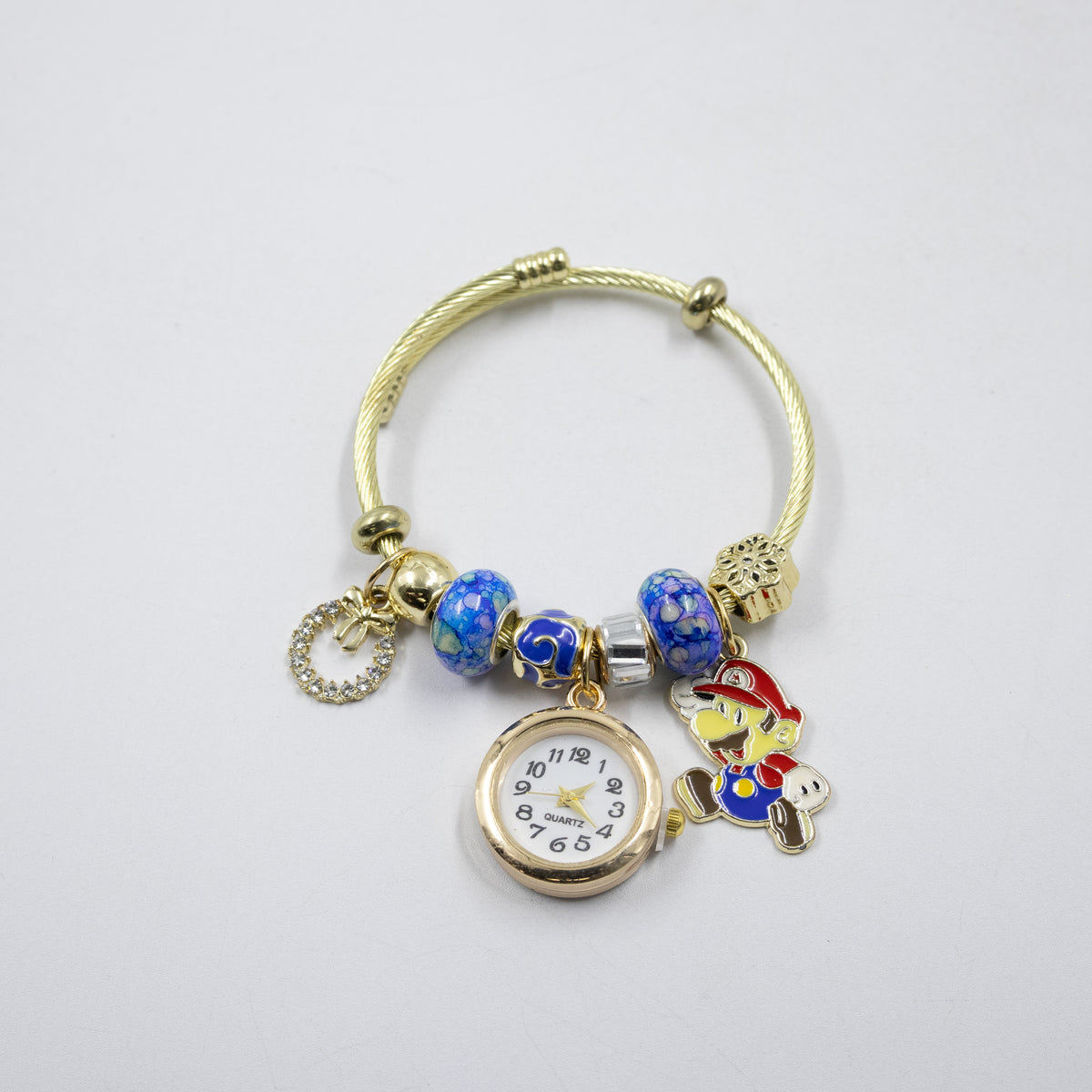 Pulsera tipo Pandora Dorados M20 Oro Laminado