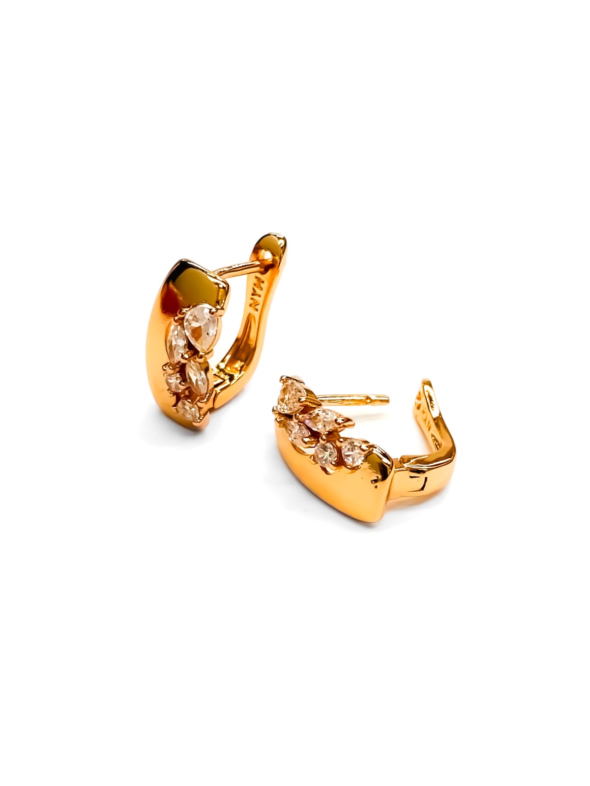 ARETES HUGGIES M4 - ORO LAMINADO