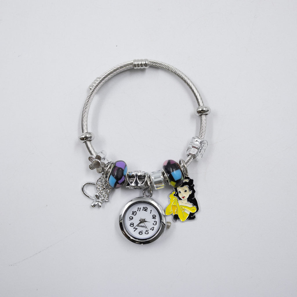 Pulsera tipo Pandora Plateadas M18 Oro Laminado