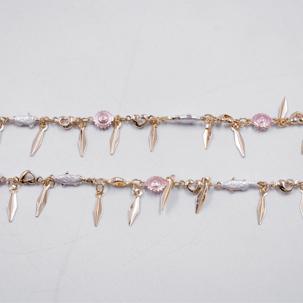 Cadenas Xuping Oro Rosado M5 Oro Laminado