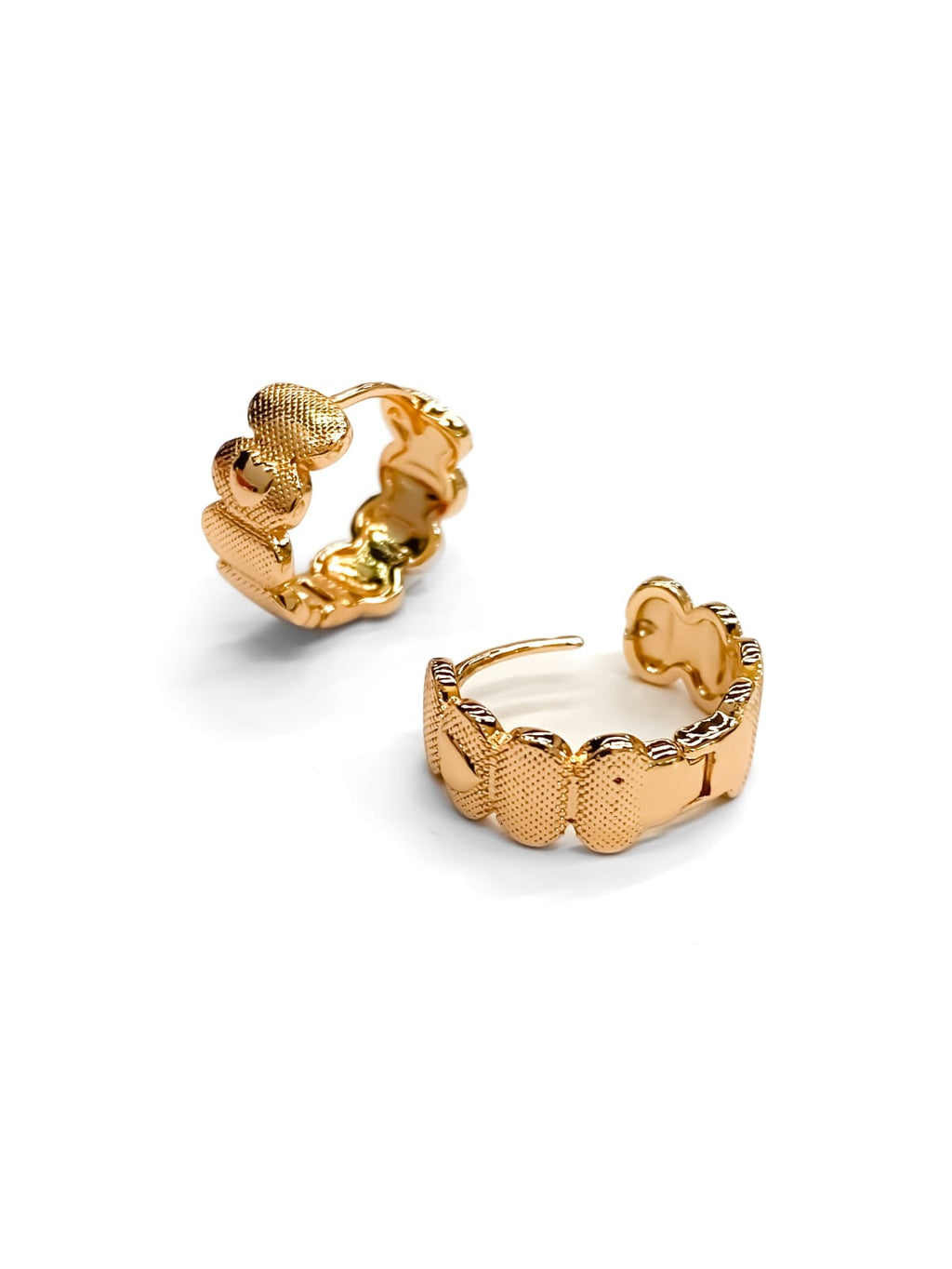 ARETES HUGGIES M2 - ORO LAMINADO