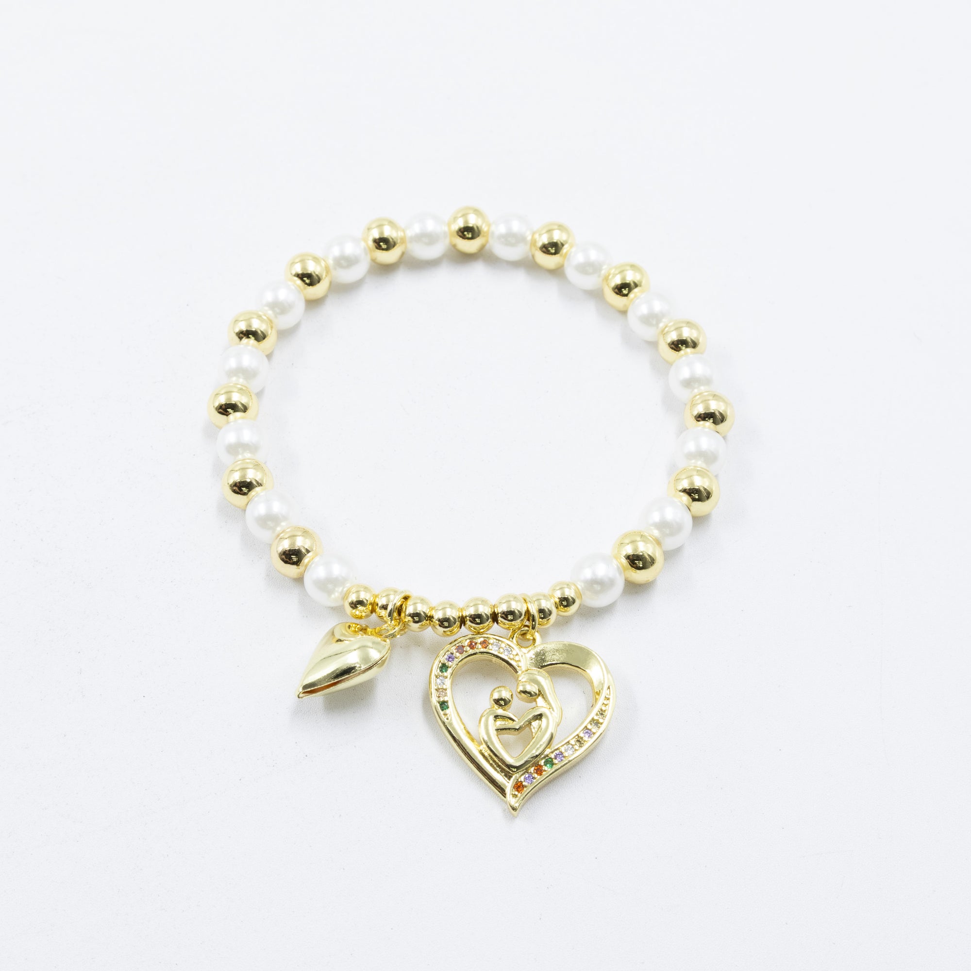 Pulsera con dije de Mamá M5 Oro Laminado 05/03/26