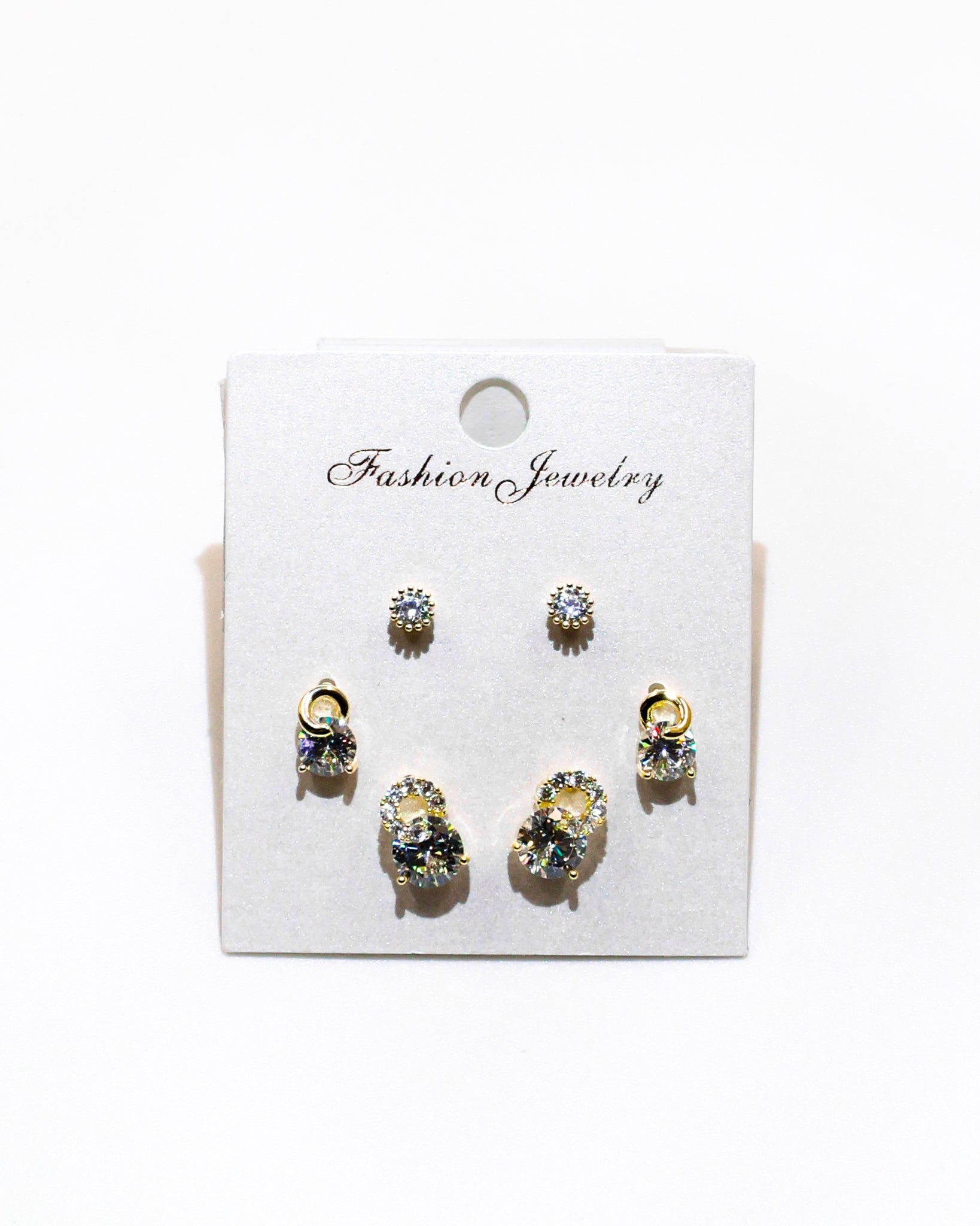 Set Aretes X3 - M17 Oro Laminado
