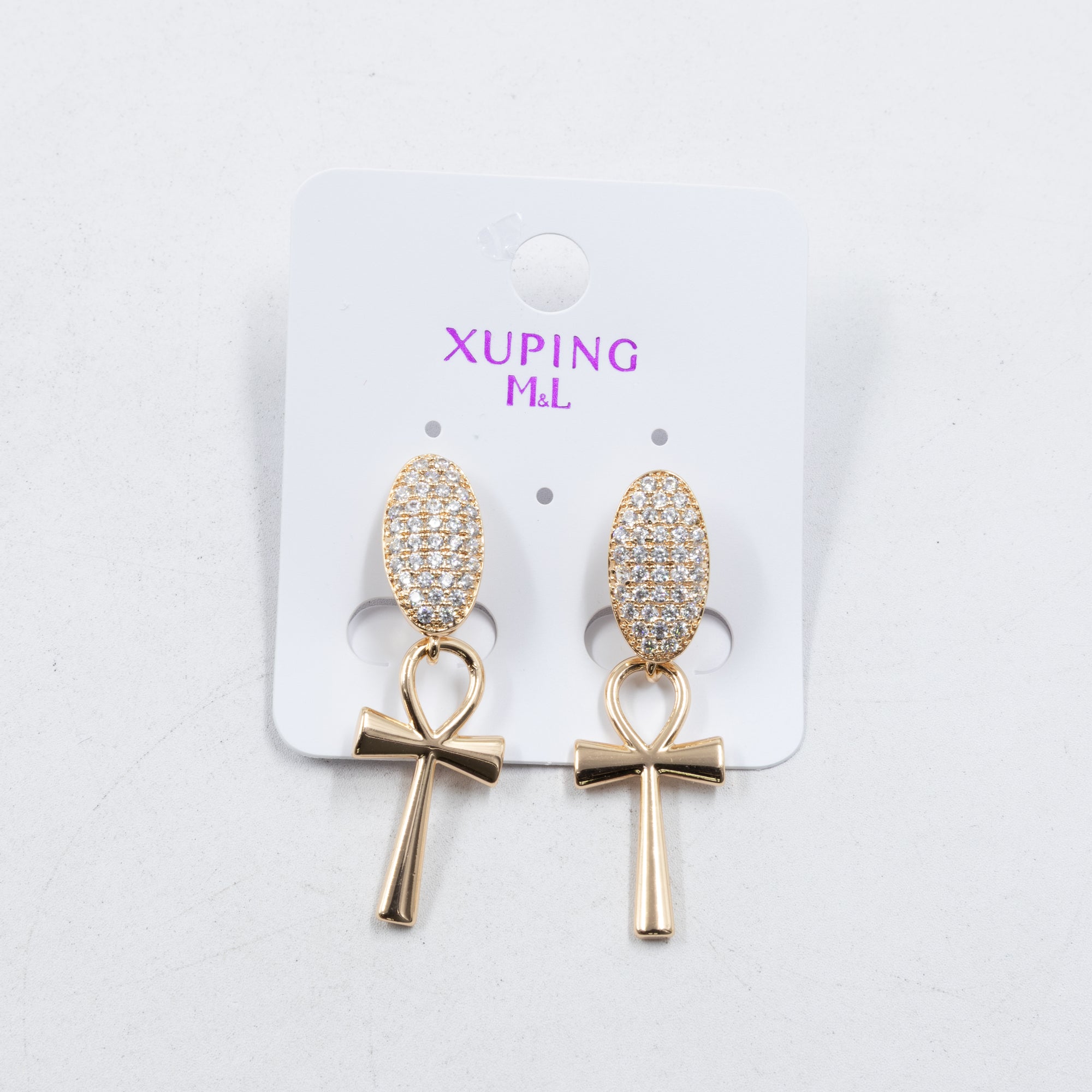 Aretes Xuping Dorados M16 Oro Laminado