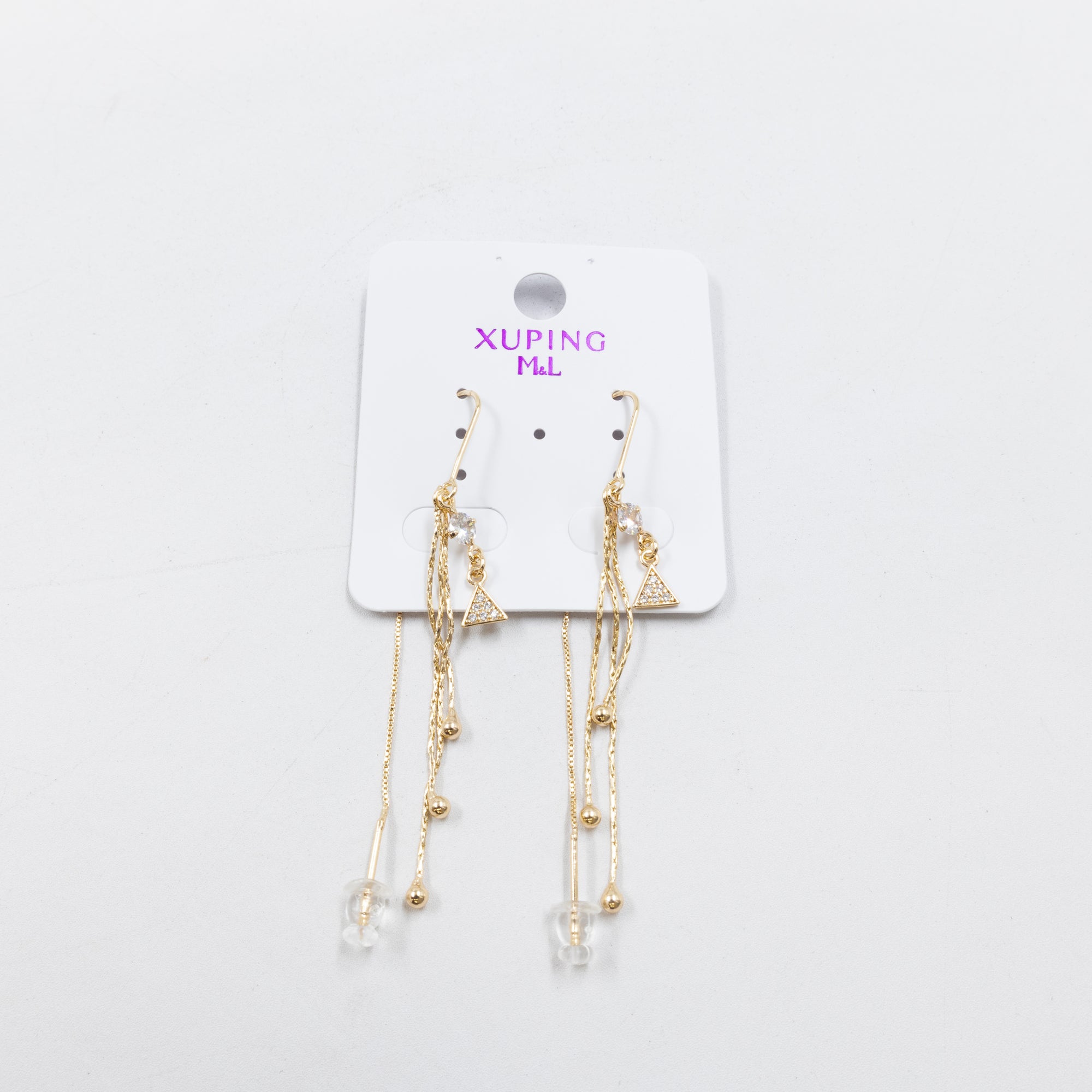 Aretes Dorados Xuping de Aro M10  Oro Laminado