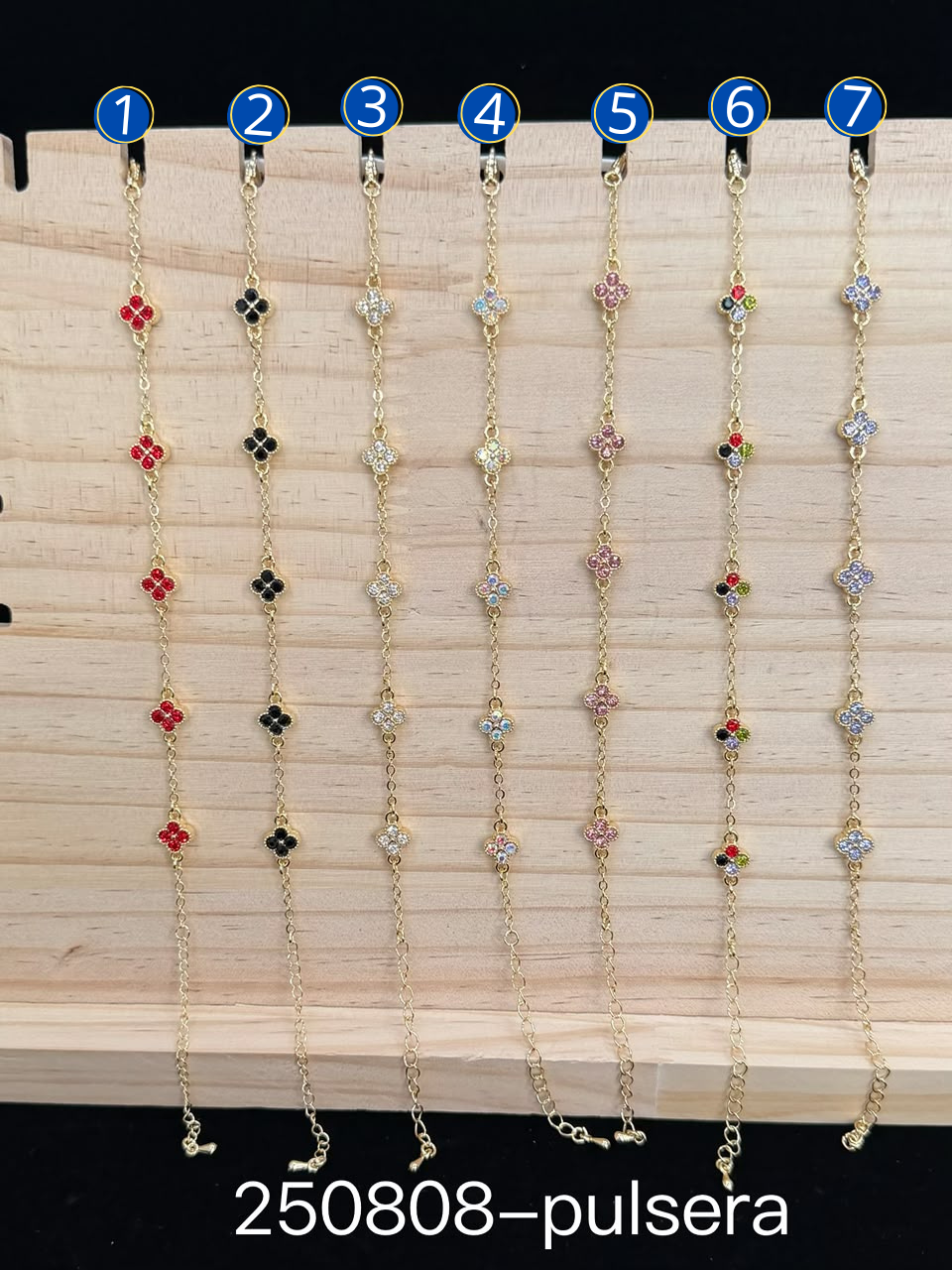 [13/OCTUBRE/26] Pulsera tipo Van Cleef Dorado M2 Oro Laminado