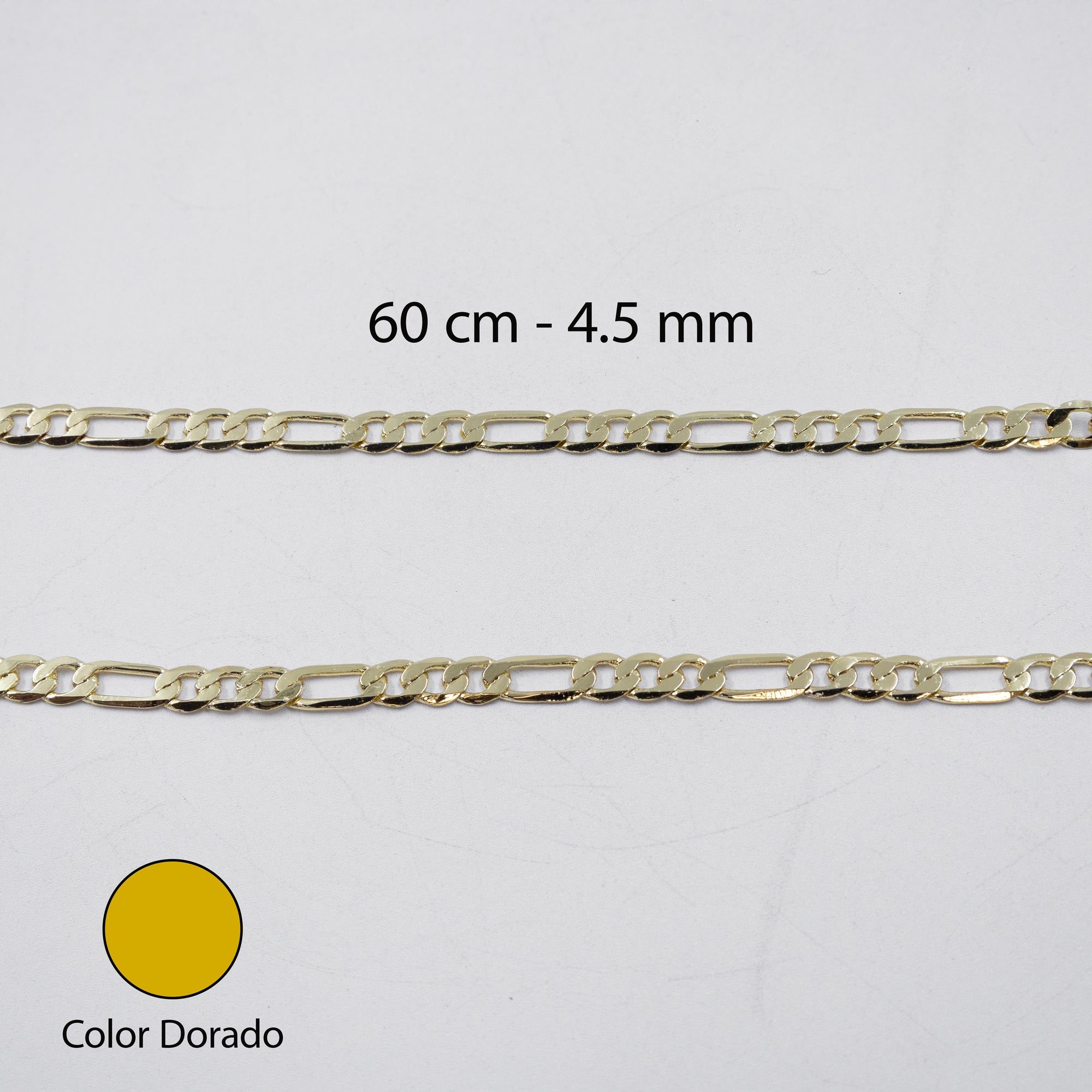 Cadenas Doradas Cartier de 60 cm M3 Oro Laminado