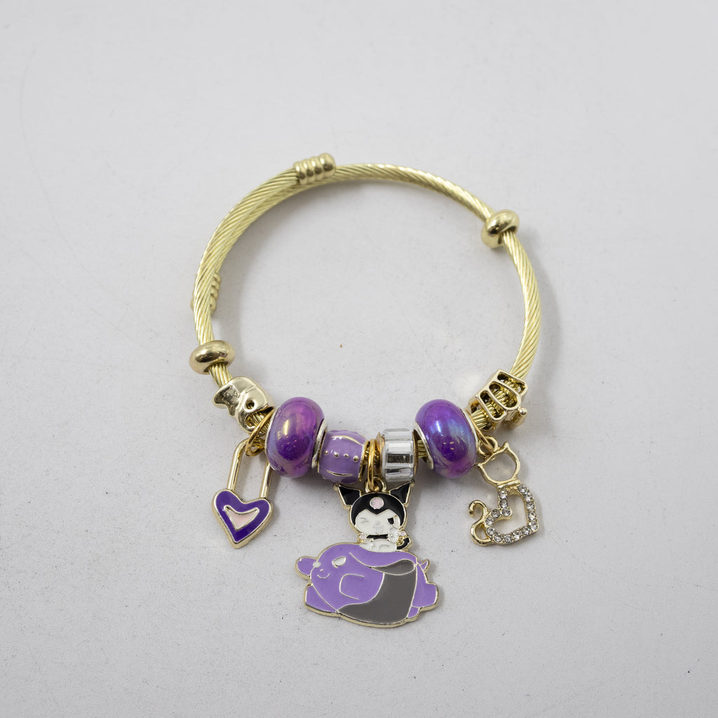 Pulsera tipo Pandora M3 Oro Laminado