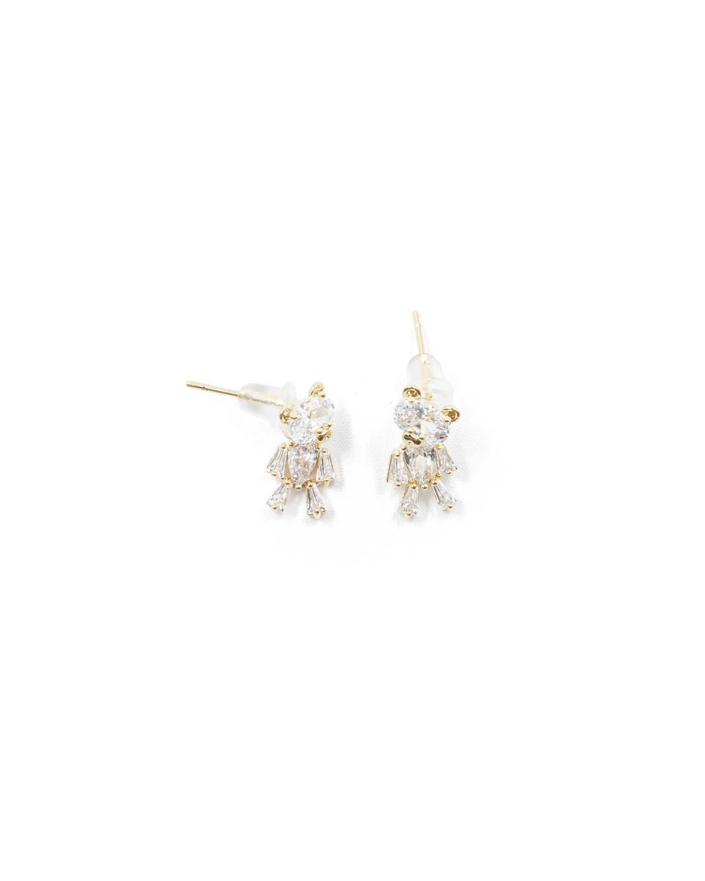 Aretes Largos Ansheli Dorados M1 Oro Laminado