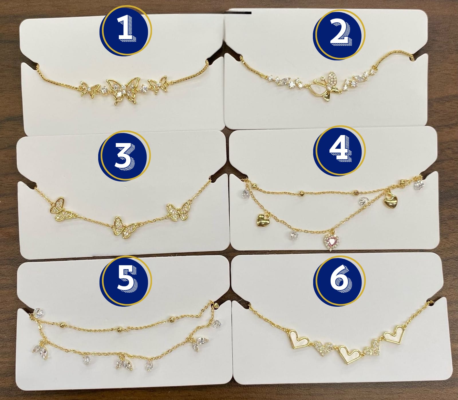 Pulsera Dorada Ansheli M5 Oro Laminado