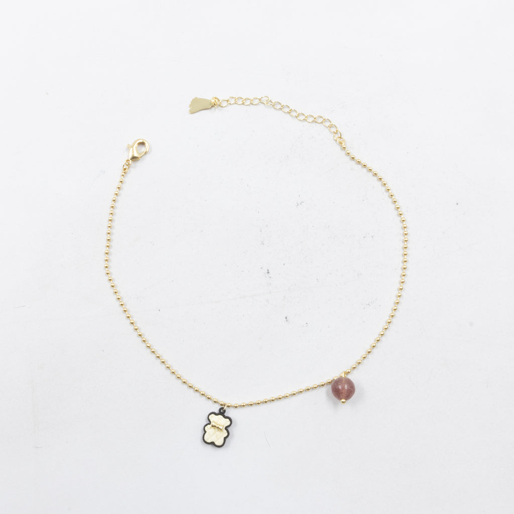 Tobilleras Doradas Ajustables M11 Oro Laminado
