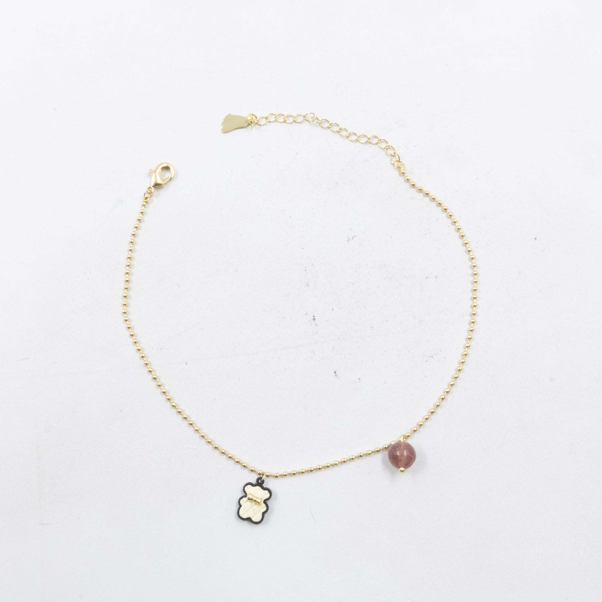 Tobilleras Doradas Ajustables M11 Oro Laminado