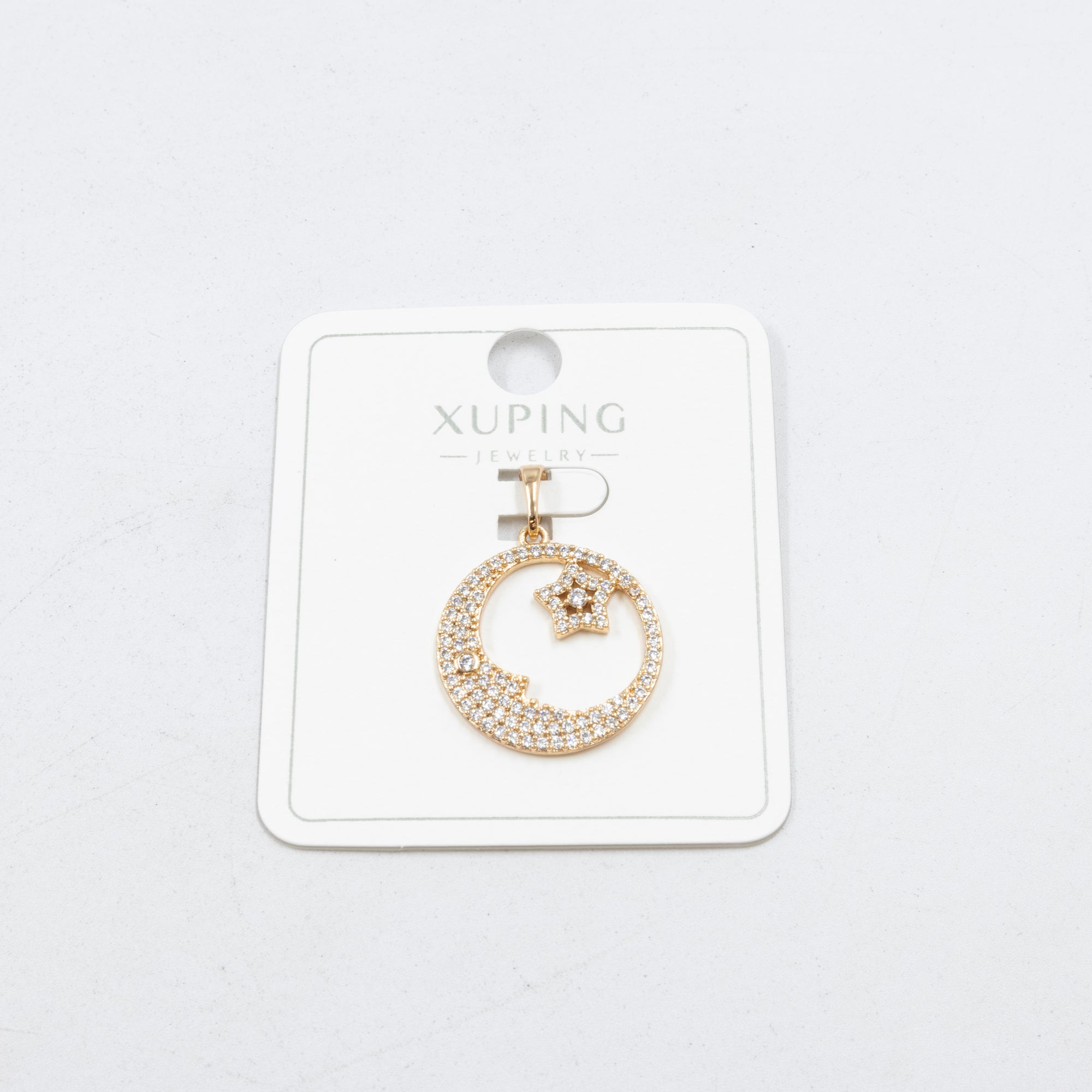Dijes Xuping con Piedras M6 Oro Laminado