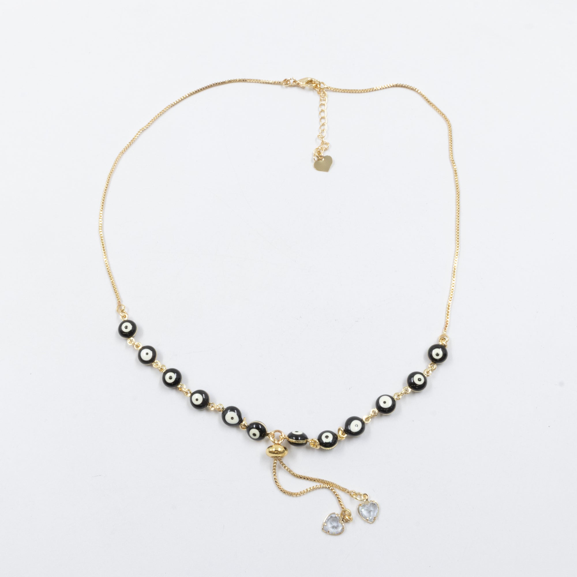 Collar Dorado de Ojo Turco M4 Oro Laminado