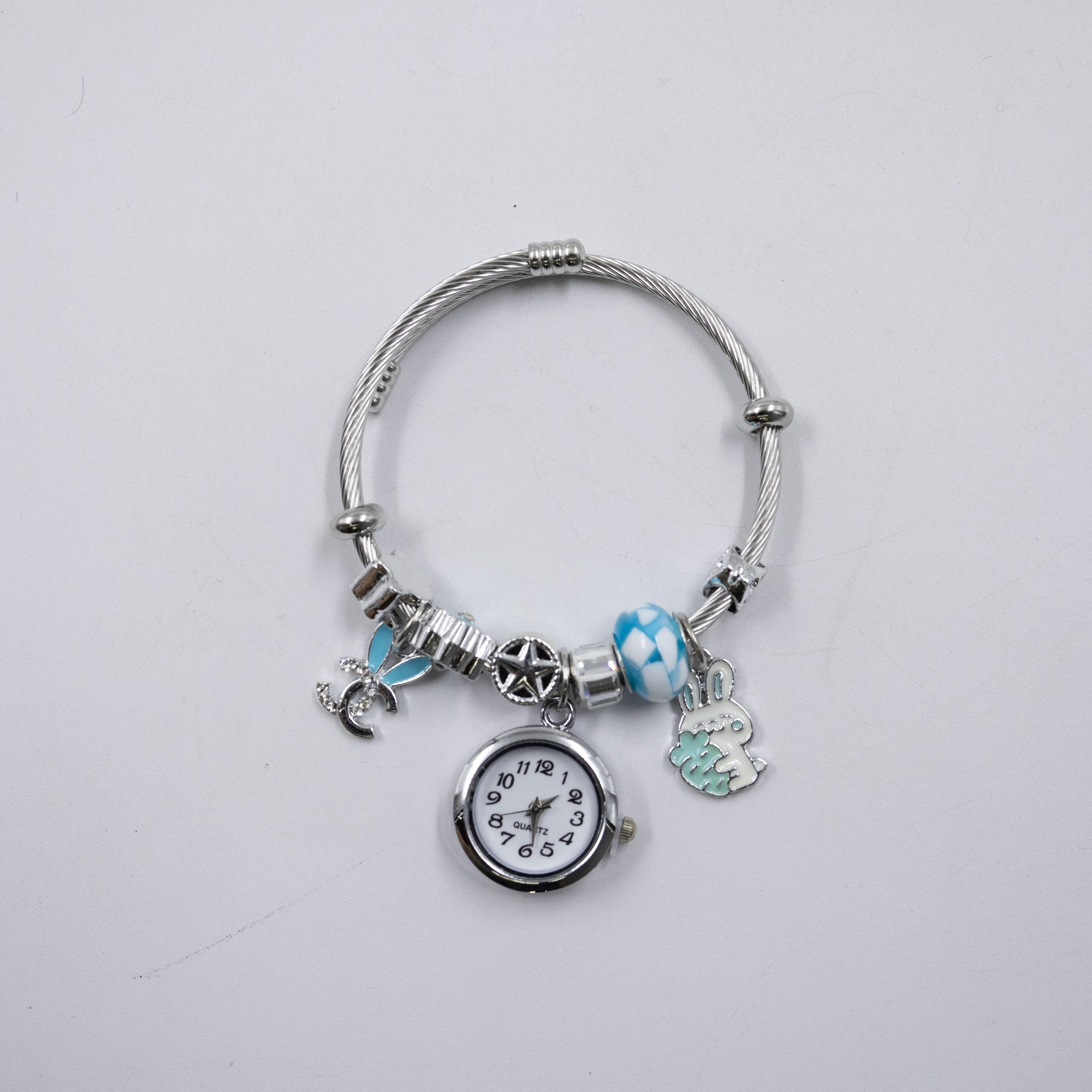 Pulsera tipo Pandora Plateadas M19 Oro Laminado