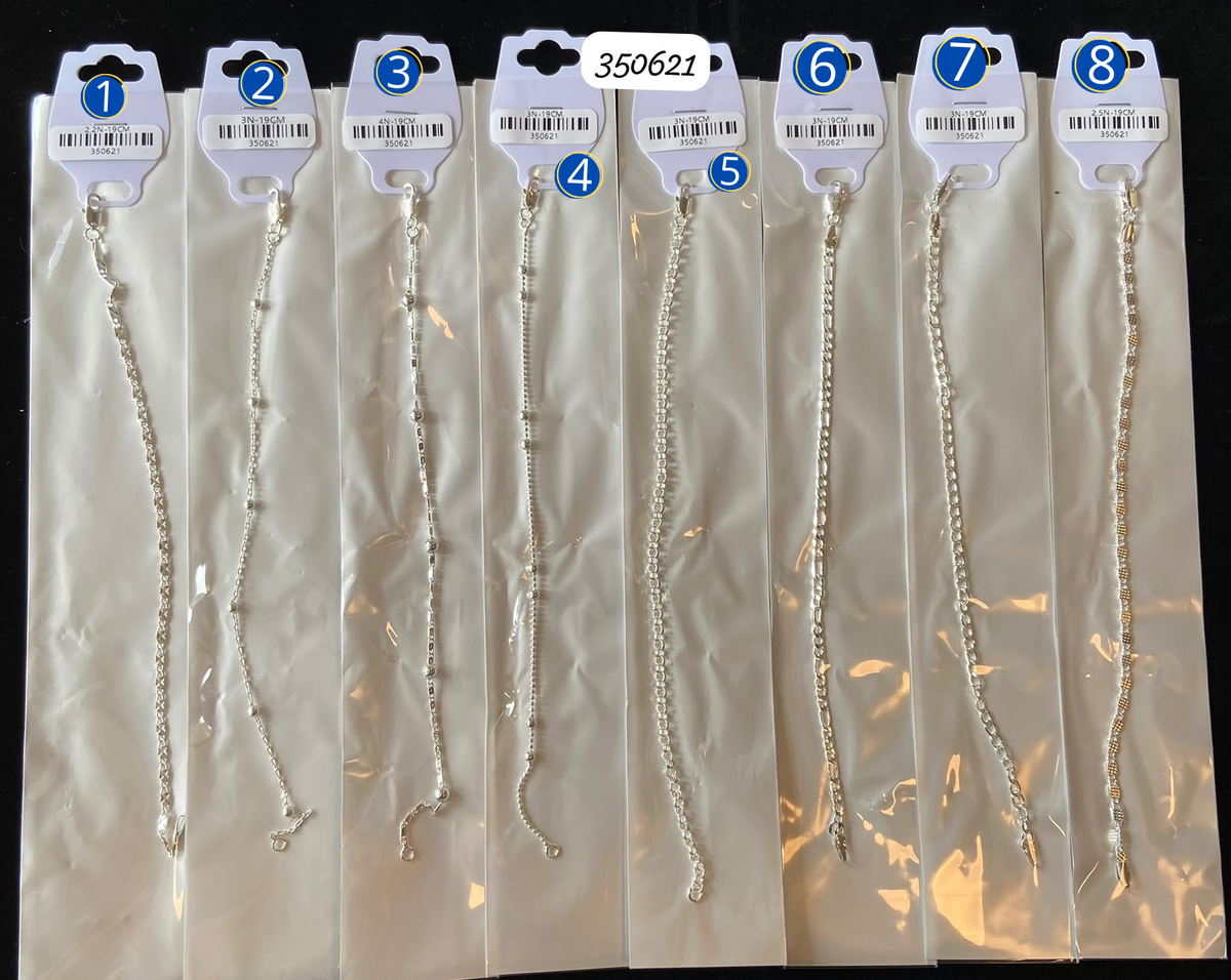 [28/OCTUBRE/26] Pulseras Plateadas M12 Oro Laminado