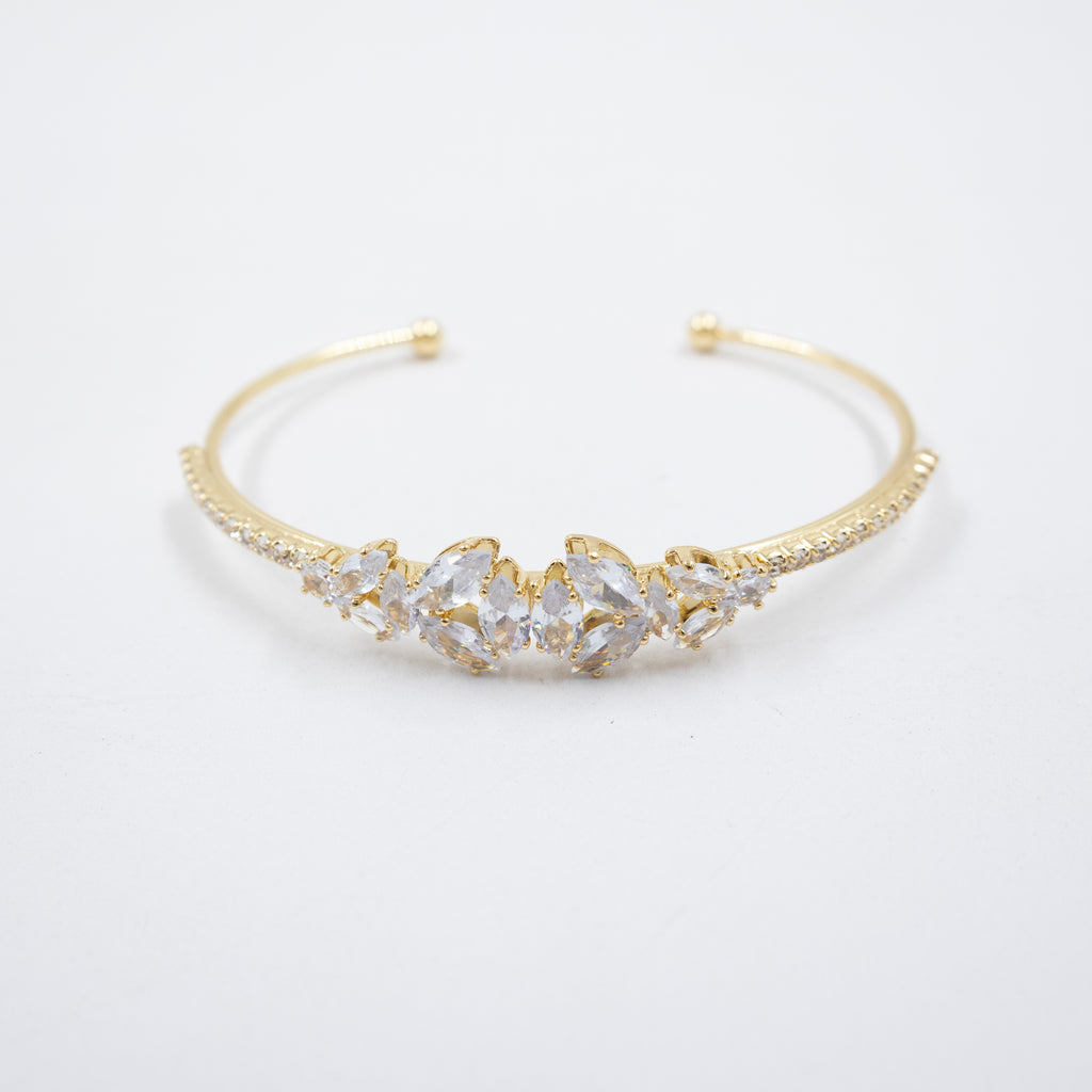 Pulsera Dorada con Piedras M2 Oro Laminado