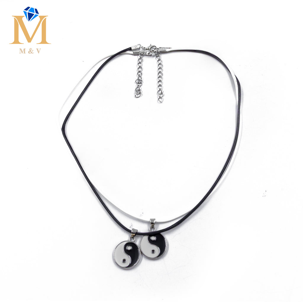 Collares en Pareja de piedras M20 Acero Inoxidable