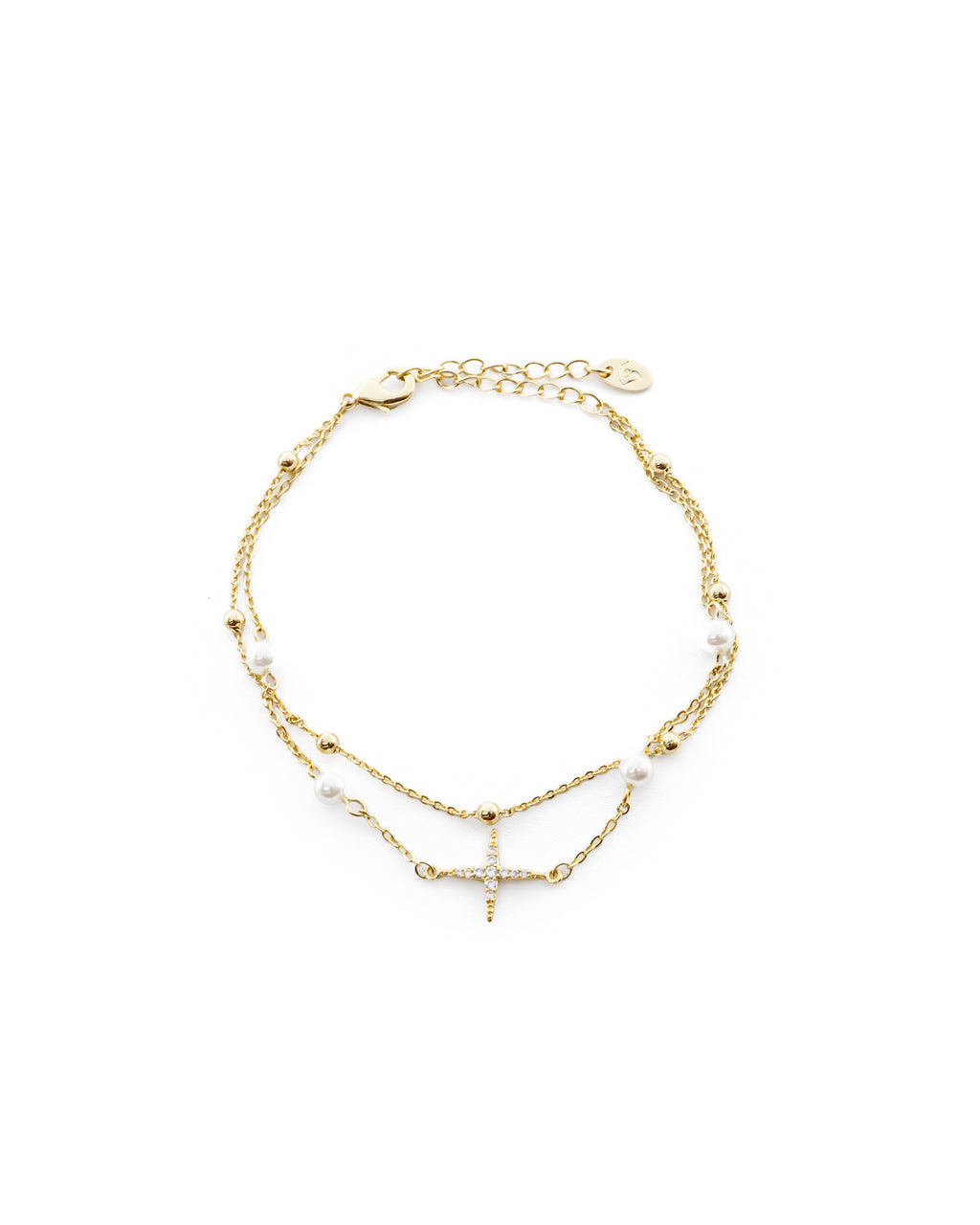 Pulsera Dorada Ansheli M7 - Oro Laminado