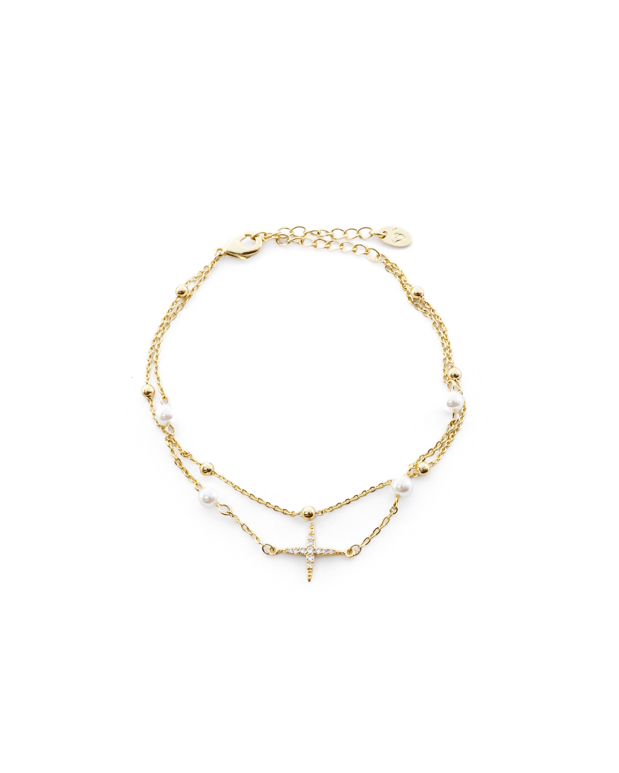 Pulsera Dorada Ansheli M7 - Oro Laminado