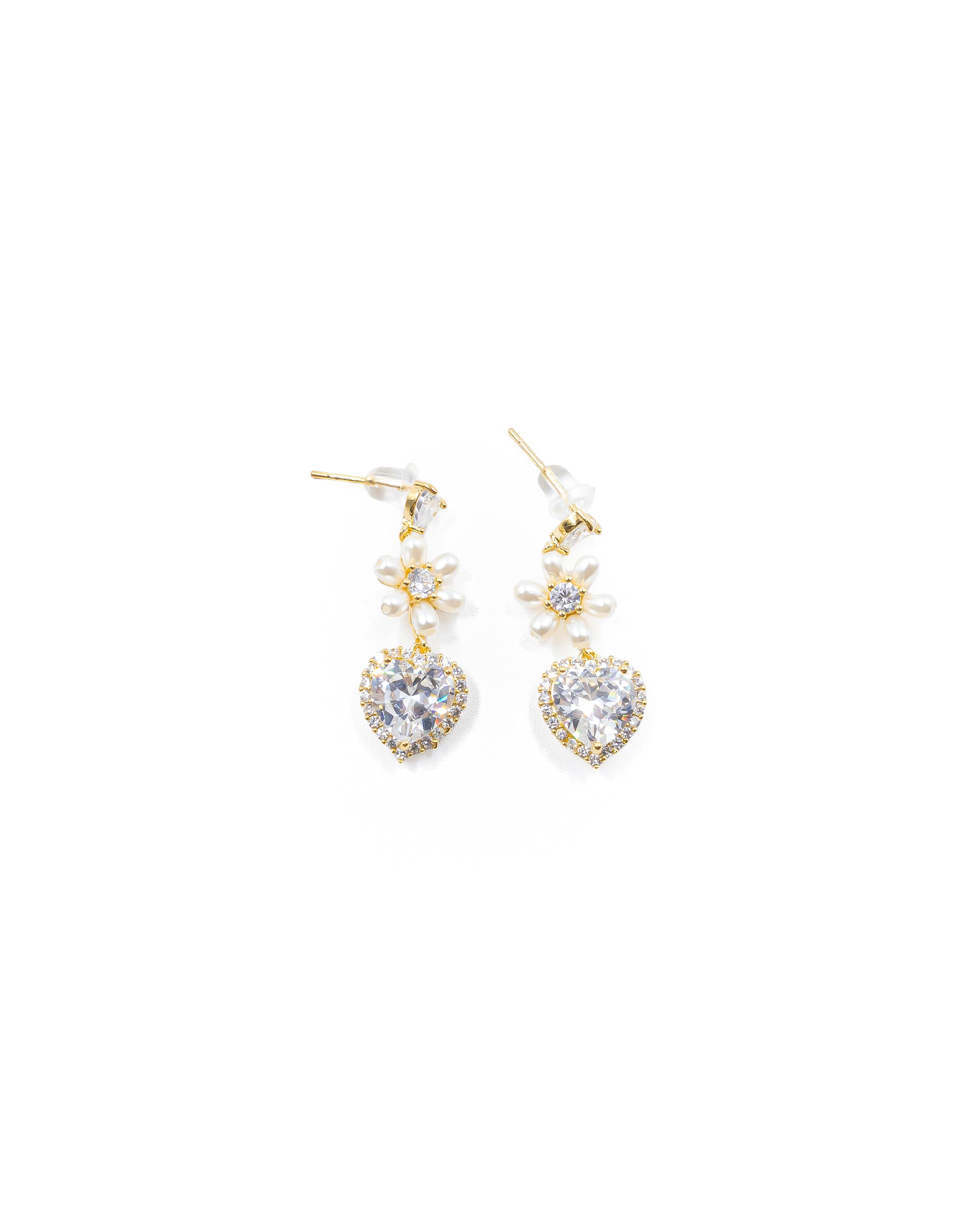 Aretes Largos Ansheli Dorados M13 Oro Laminado