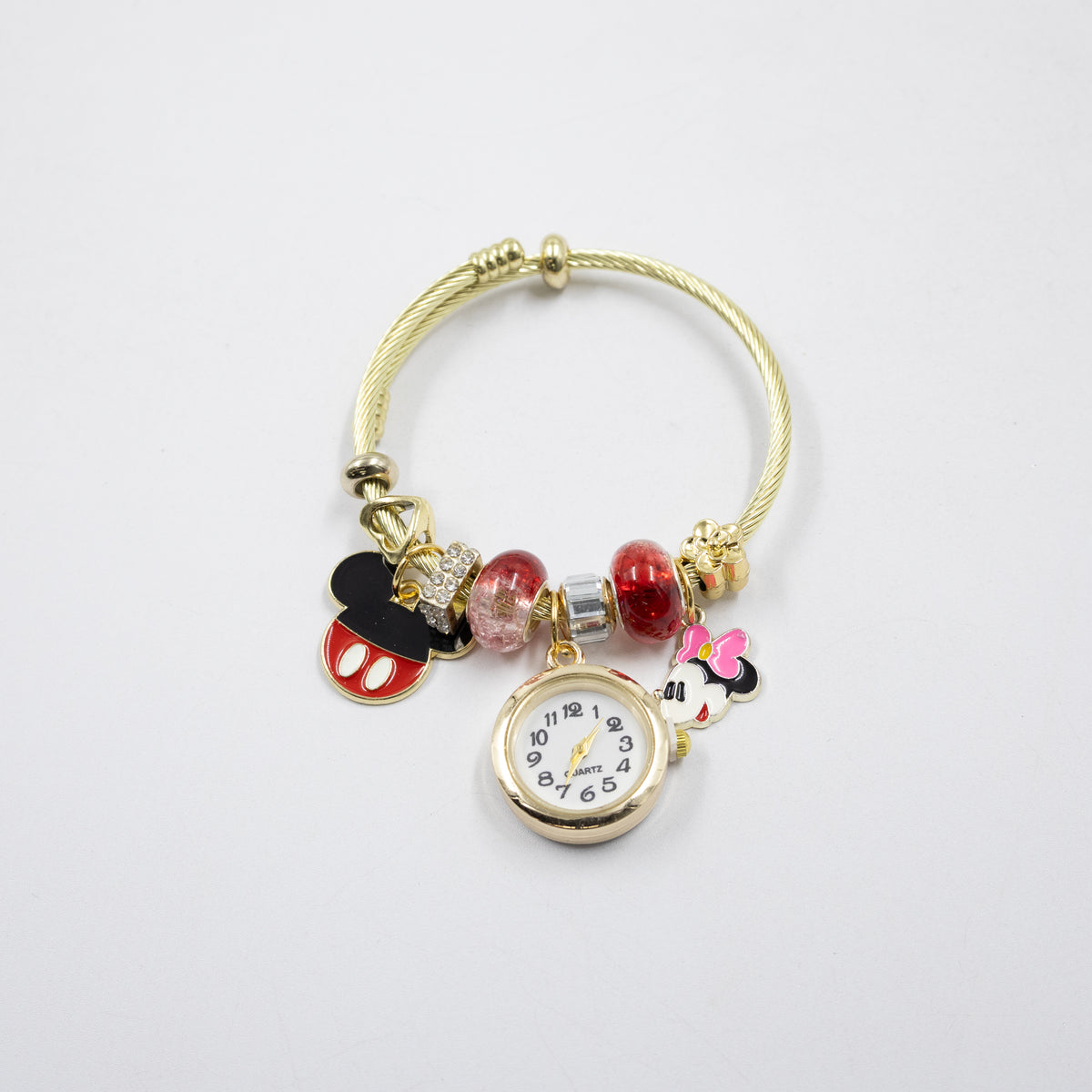Pulsera tipo Pandora Dorados M18 Oro Laminado
