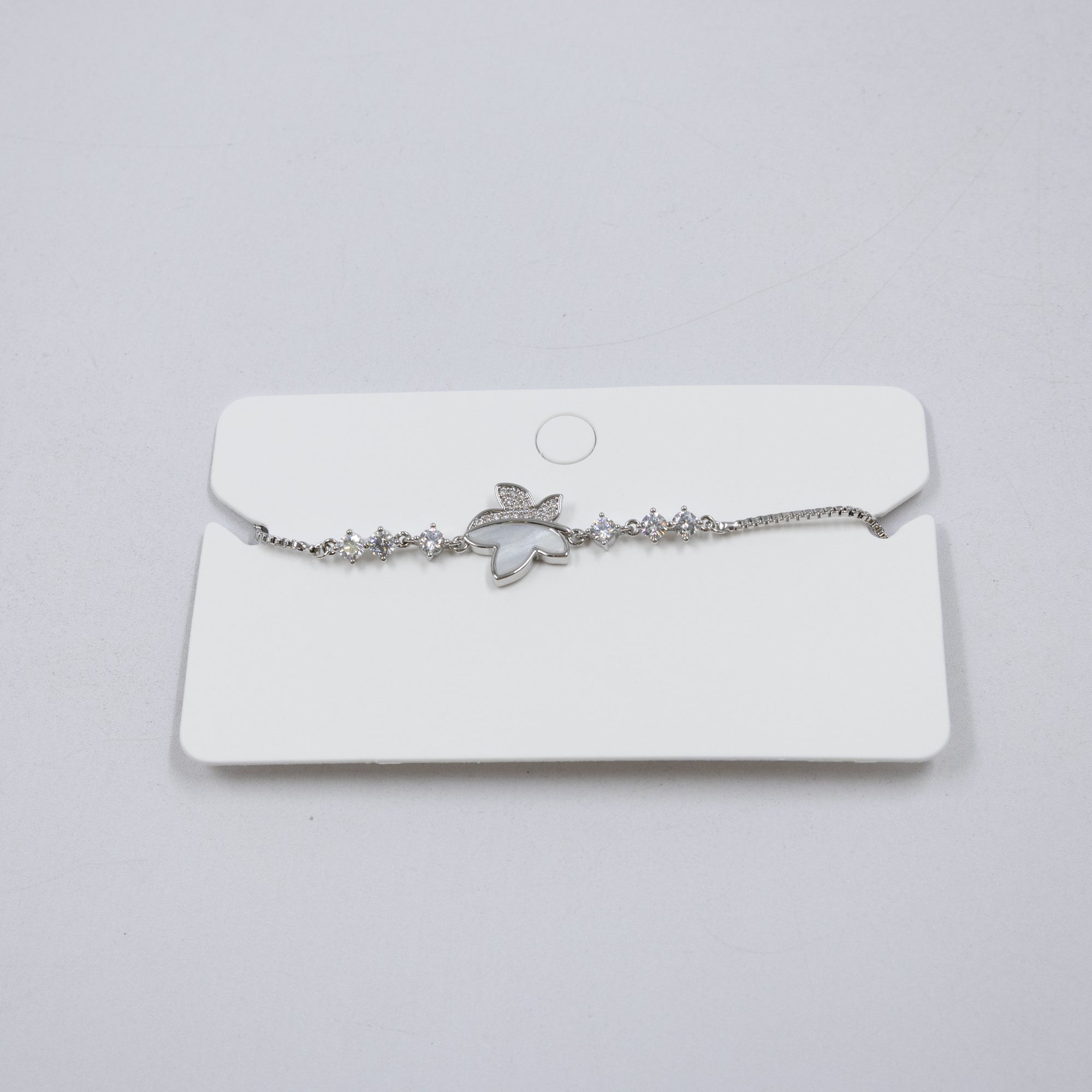 Pulsera Plateada Ansheli 39 Oro Laminado