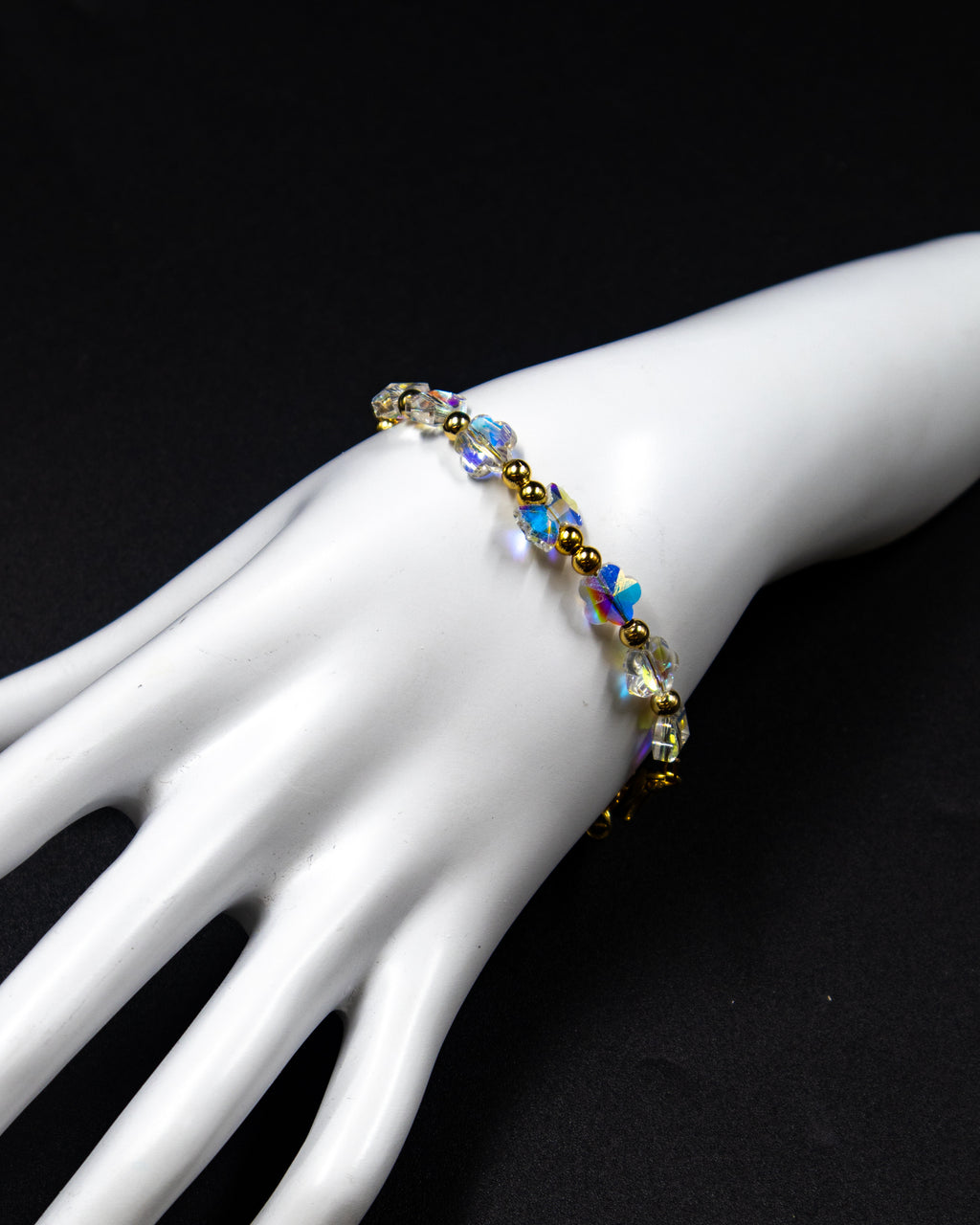 Pulsera con dijes tornasol - M1 Oro Laminado