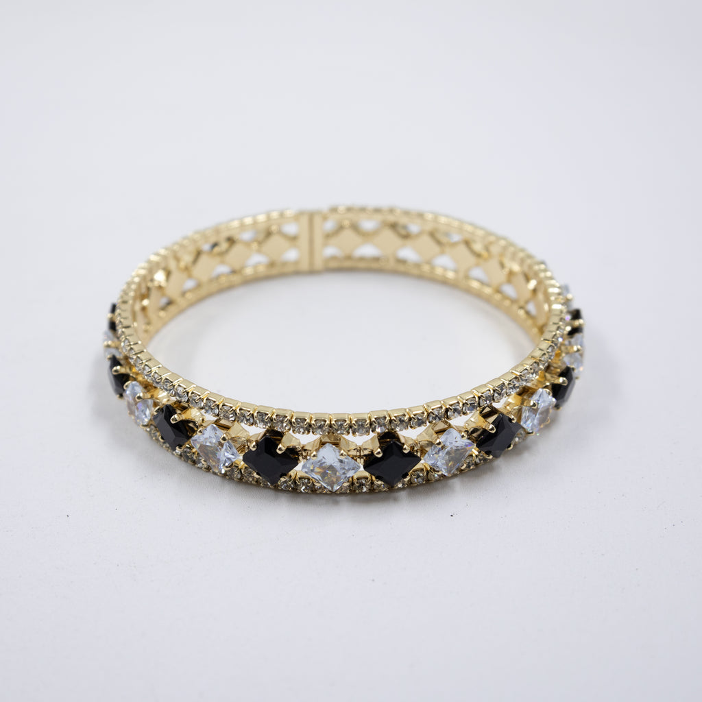 Pulseras Doradas con Piedras M2 Oro Laminado