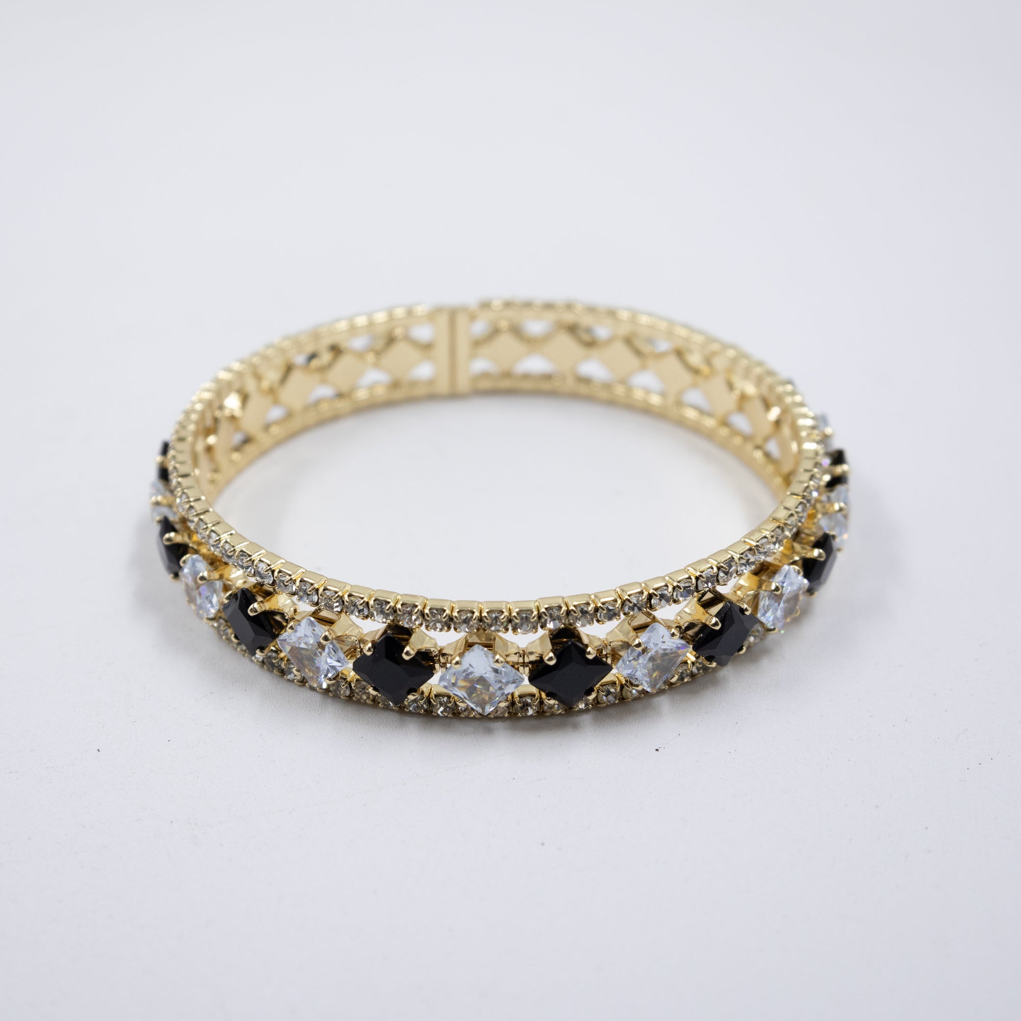 Pulseras Doradas con Piedras M2 Oro Laminado