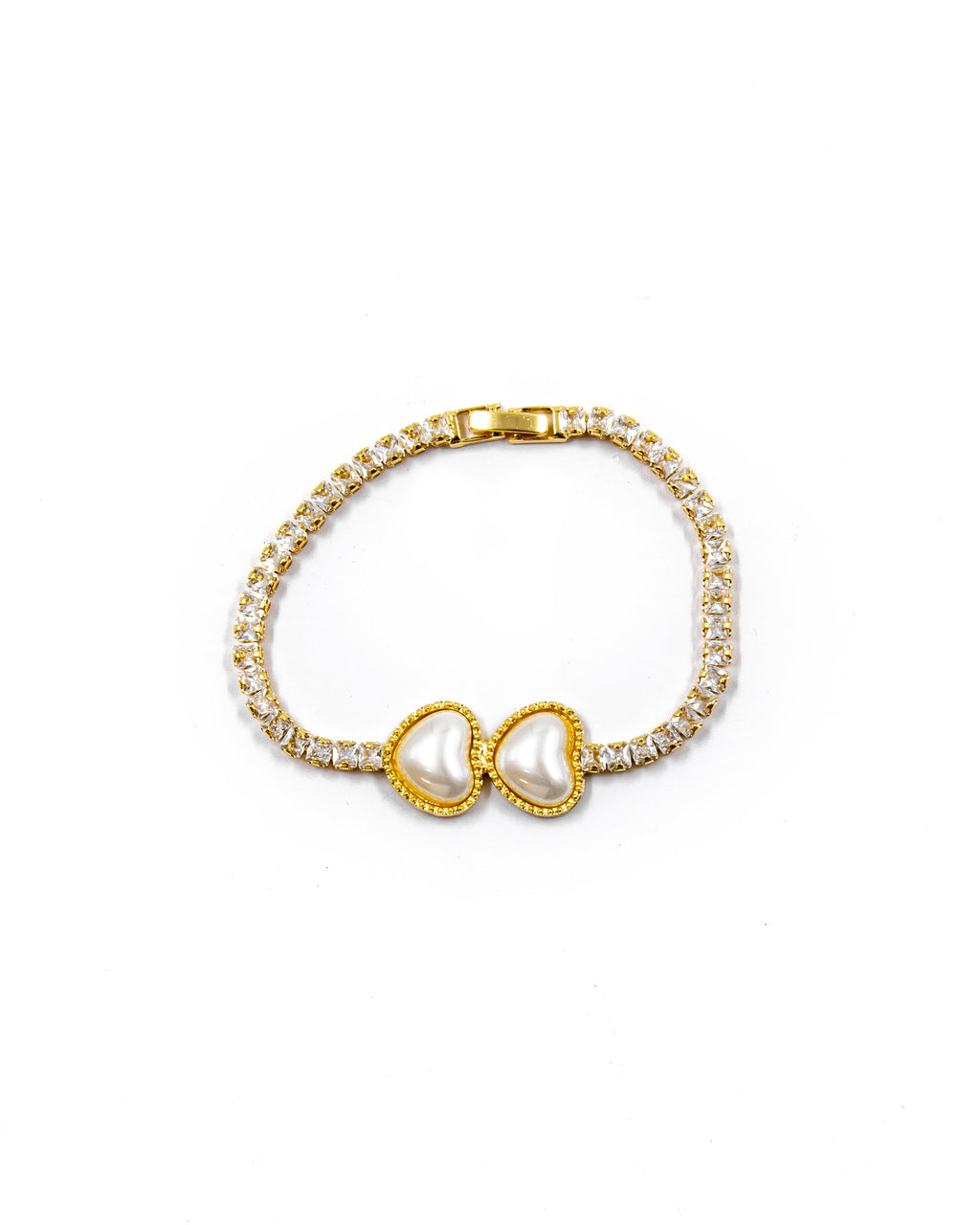 Pulsera dorada de piedras con piedra - M5 Oro Laminado