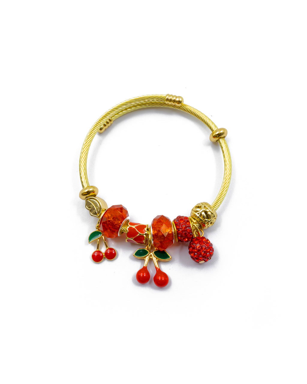 PULSERA DE CORAZON M1 ORO LAMINADO