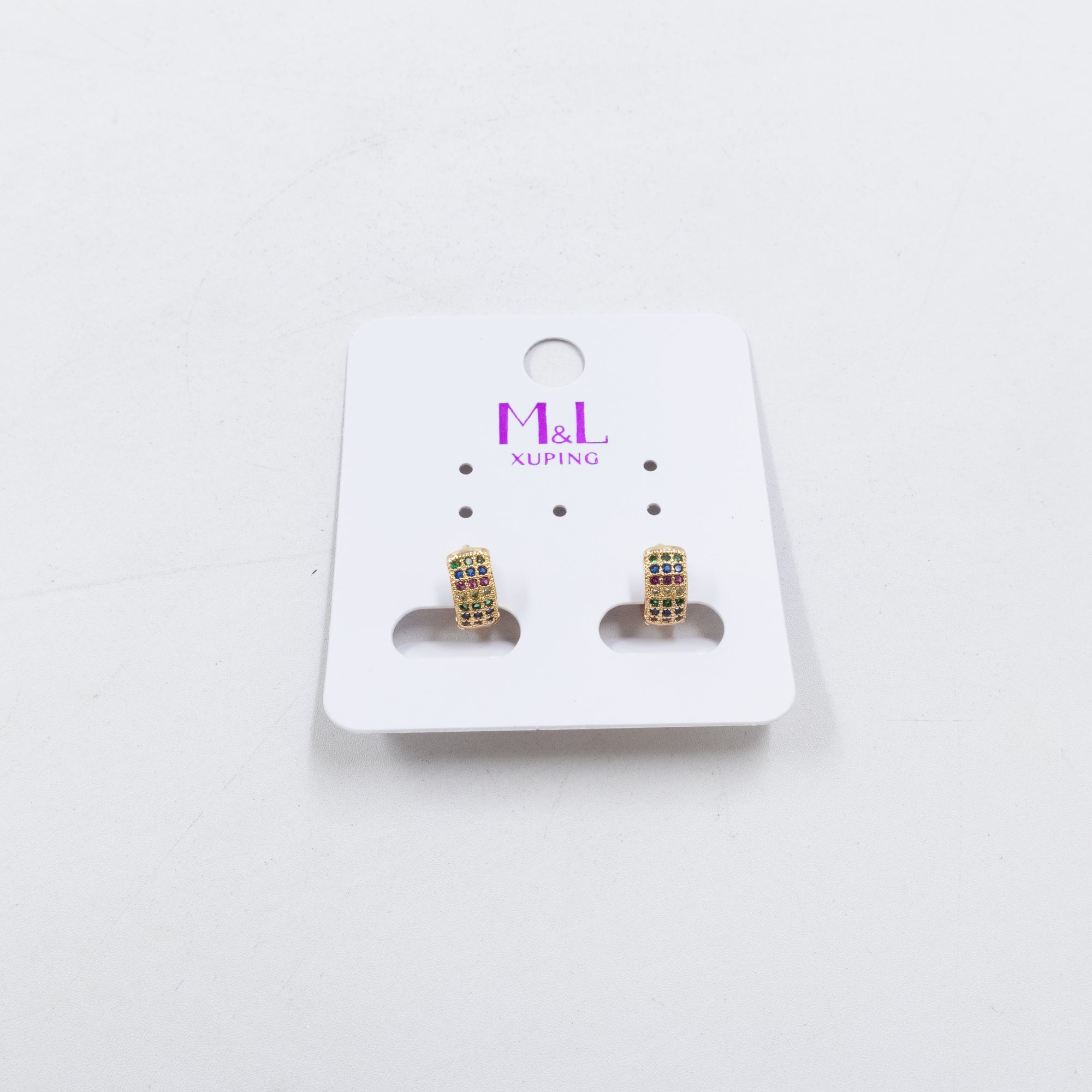 Aretes Dorados Xuping de Aro M5 Oro Laminado
