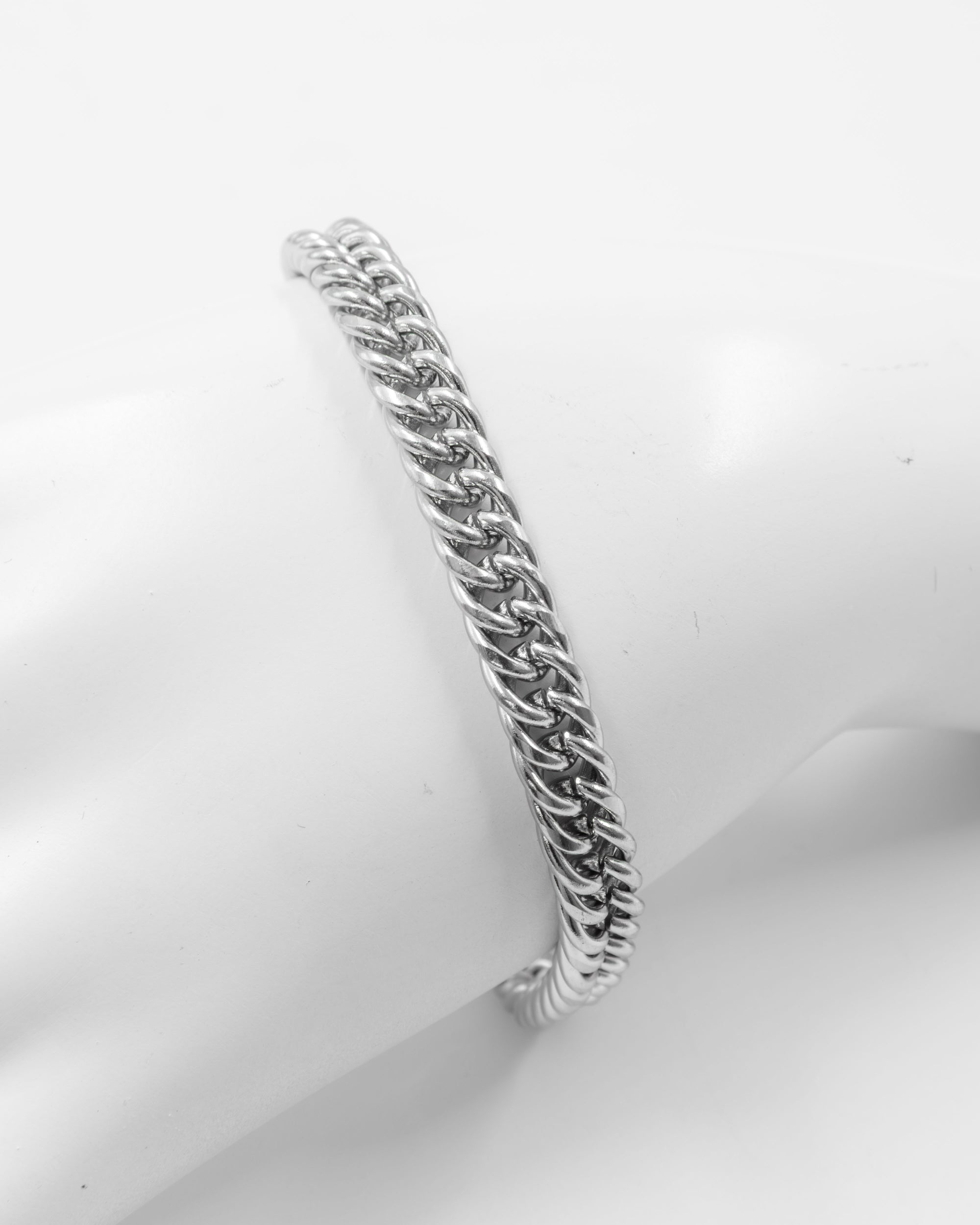 Pulsera Dorada y Plateada M1 Acero Inoxidable